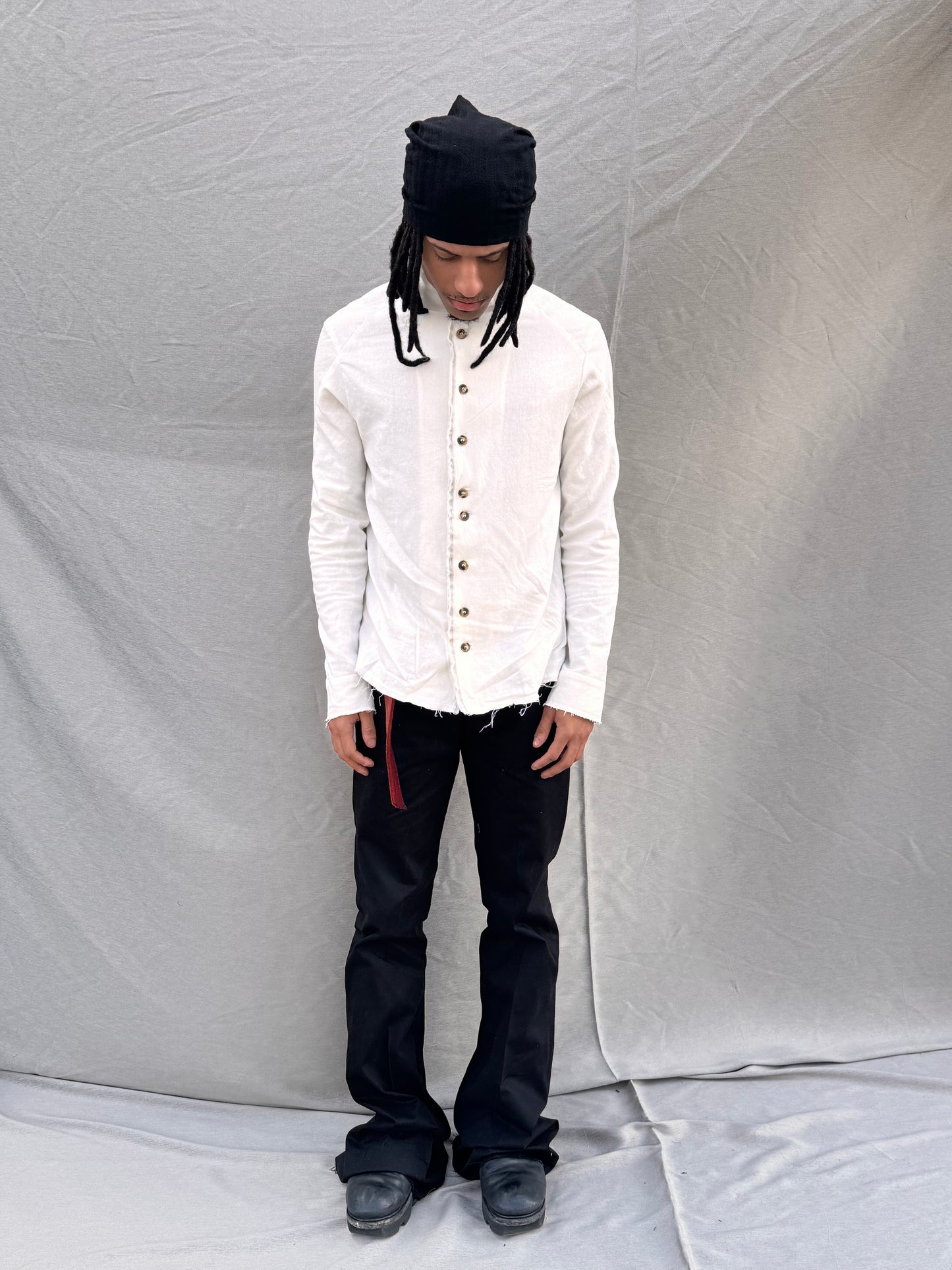 SS25 || PROTOLOGICAL ARCHETYPE CLASSIC || LINEN SHIRT || WHITE