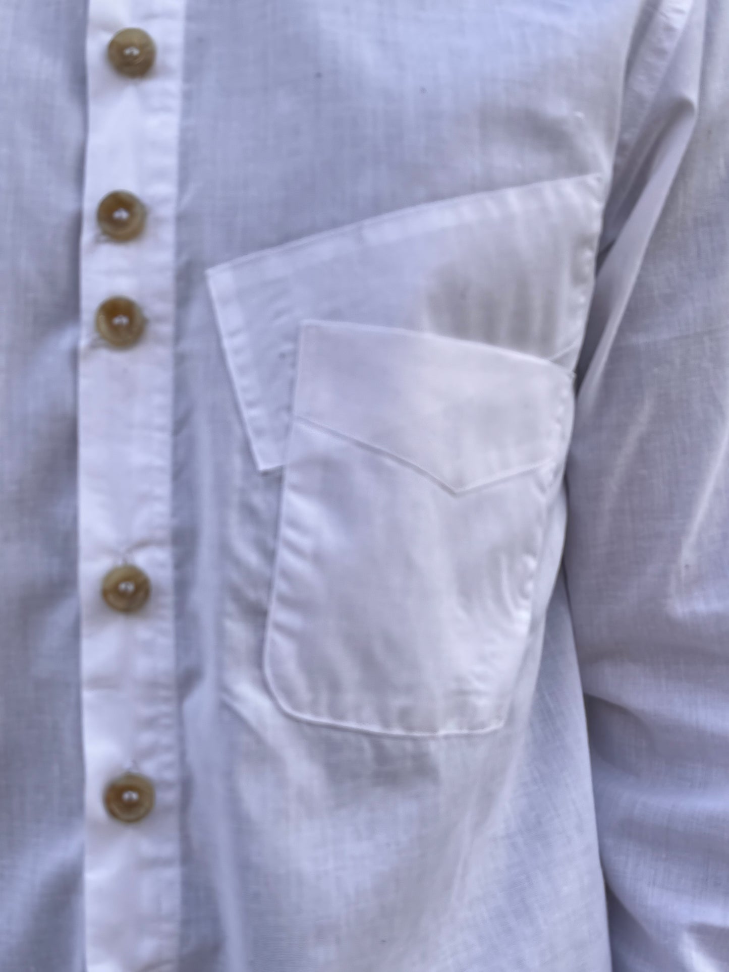 SS25 | | DOUBLE COLLAR - BACK PLEAT BIG SHIRT | |WHITE