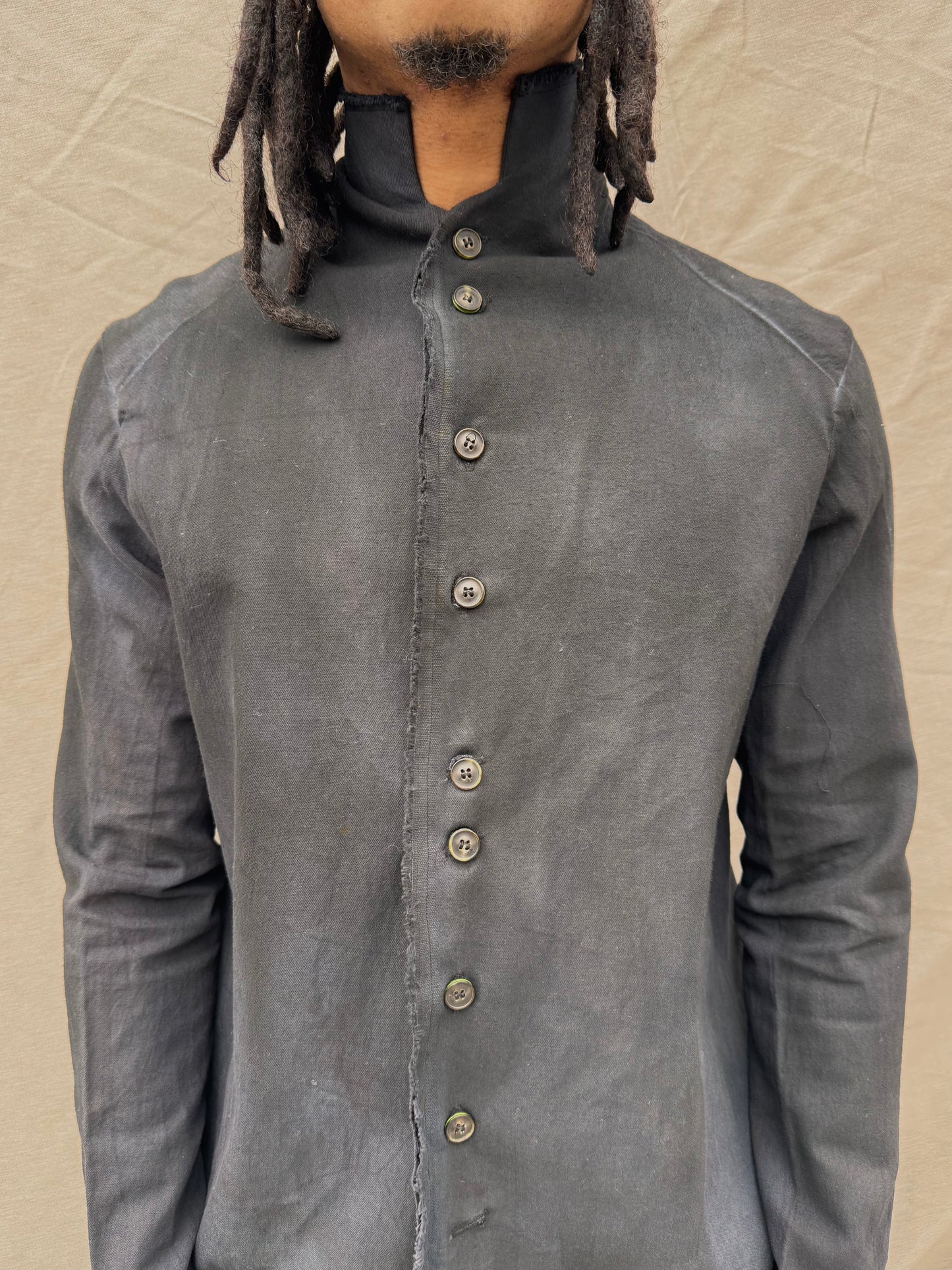 SS25 || PROTOLOGICAL ARCHETYPE LONG SLEEVE SHIRT || BLACK