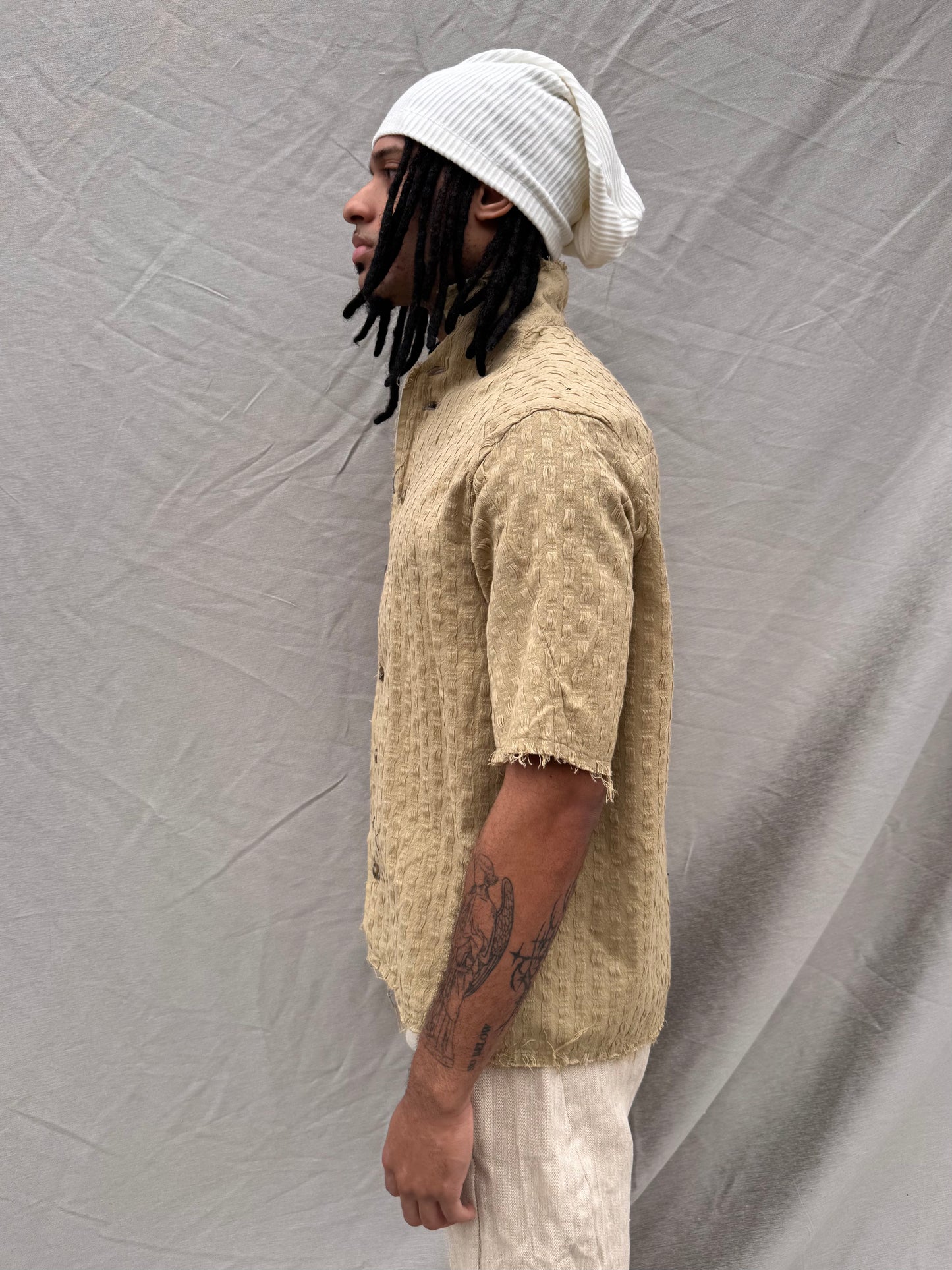 SS25 || PROTOLOGICAL ARCHETYPE SHORT SLEEVE SHIRT || KHAKI
