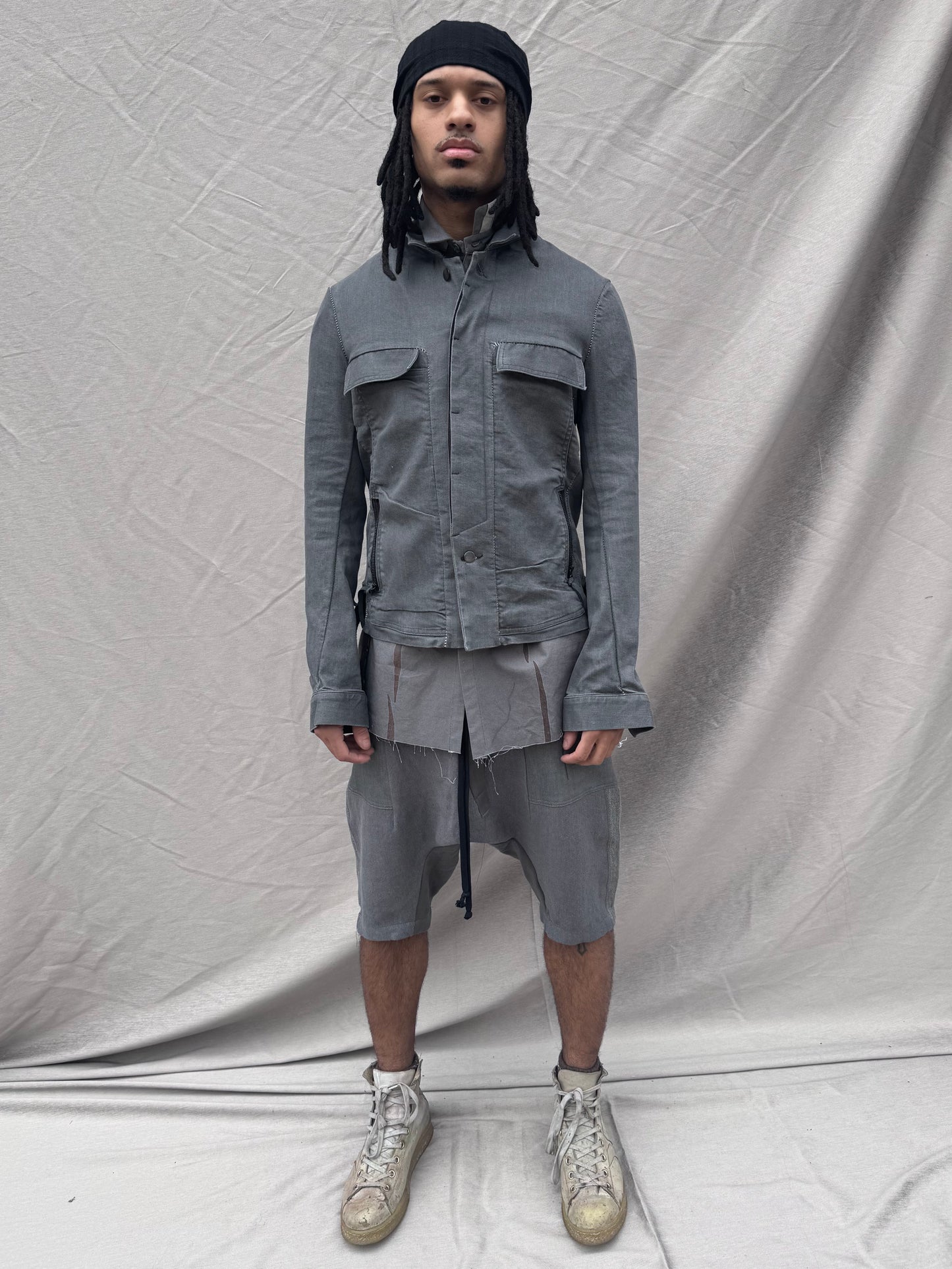 SS25 || LIGHTWEIGHT BORG || COATED GREY