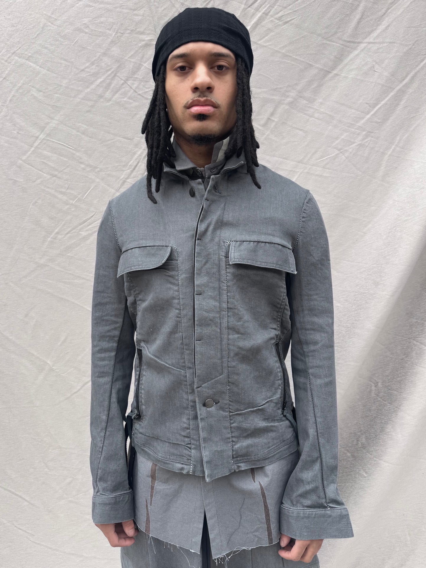 SS25 || LIGHTWEIGHT BORG || COATED GREY