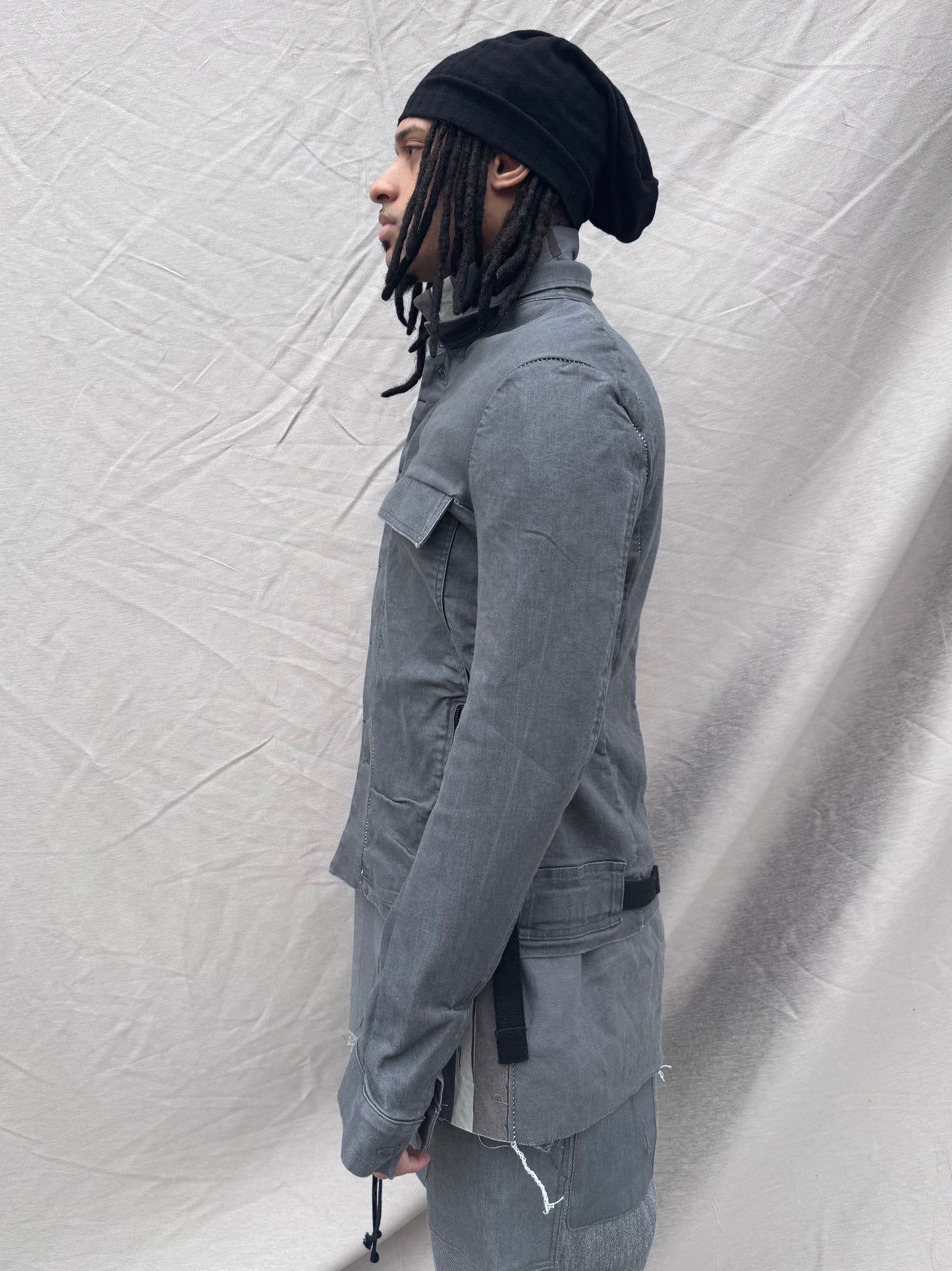 SS25 || LIGHTWEIGHT BORG || COATED GREY
