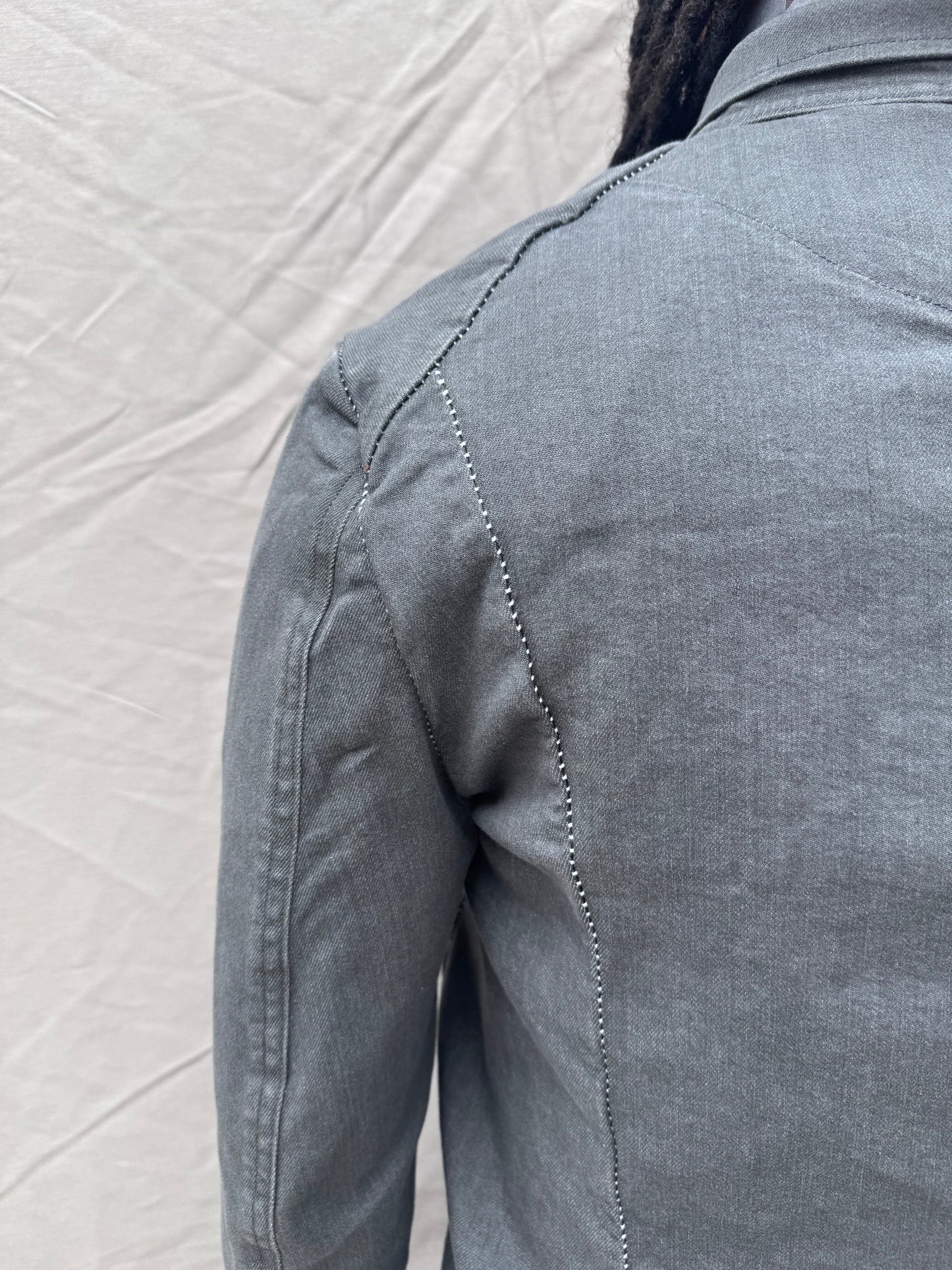 SS25 || LIGHTWEIGHT BORG || COATED GREY
