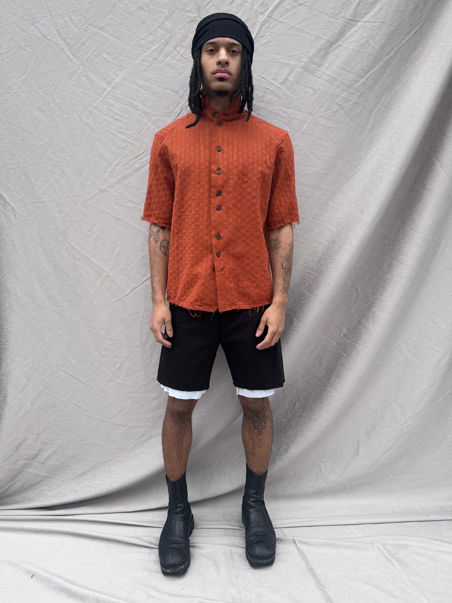 SS25 || PROTOLOGICAL ARCHETYPE SHORT SLEEVE SHIRT || BAUXITE