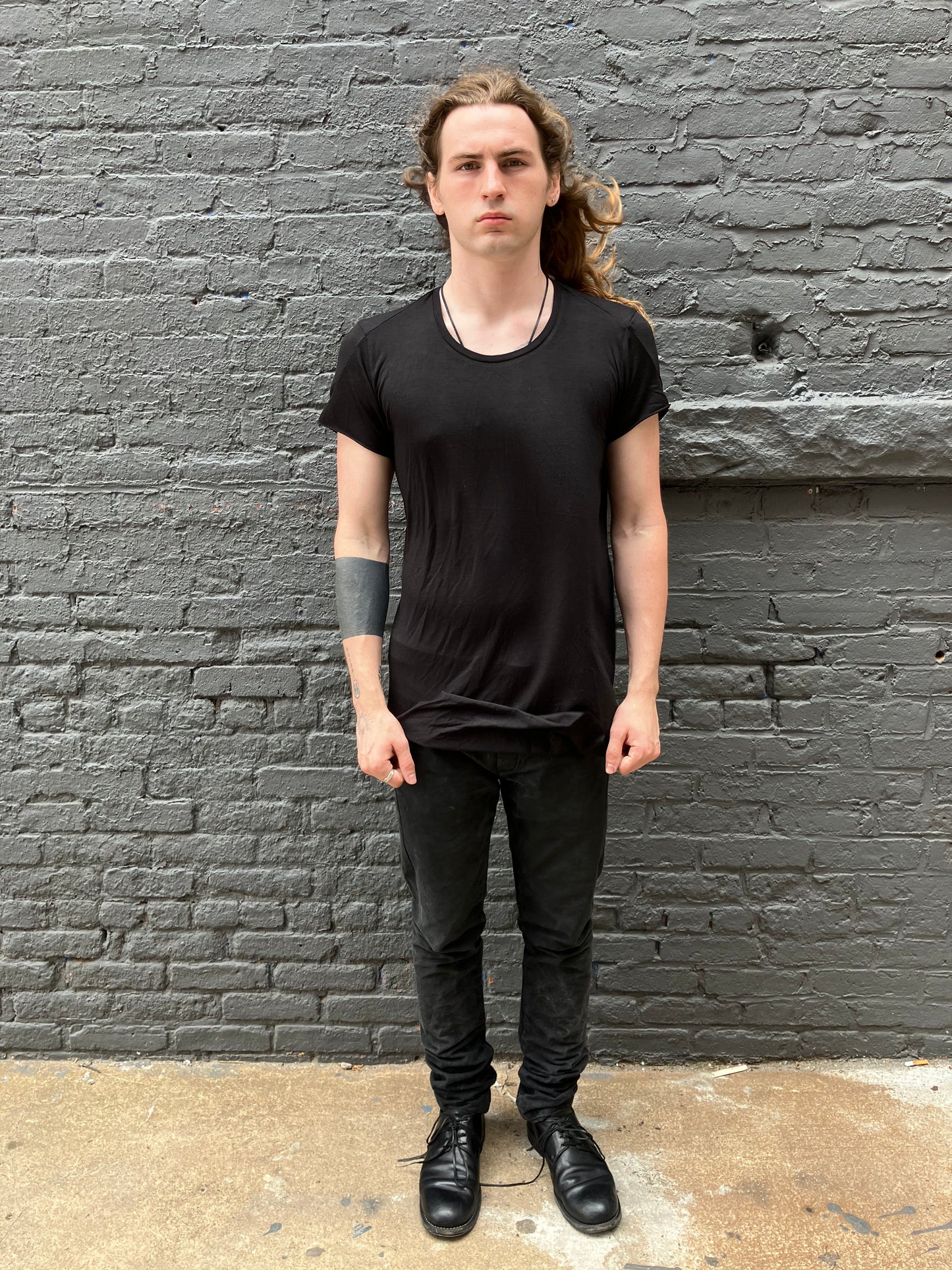 ZBT SS || ECHADH SEAM SS TOP || BLACK