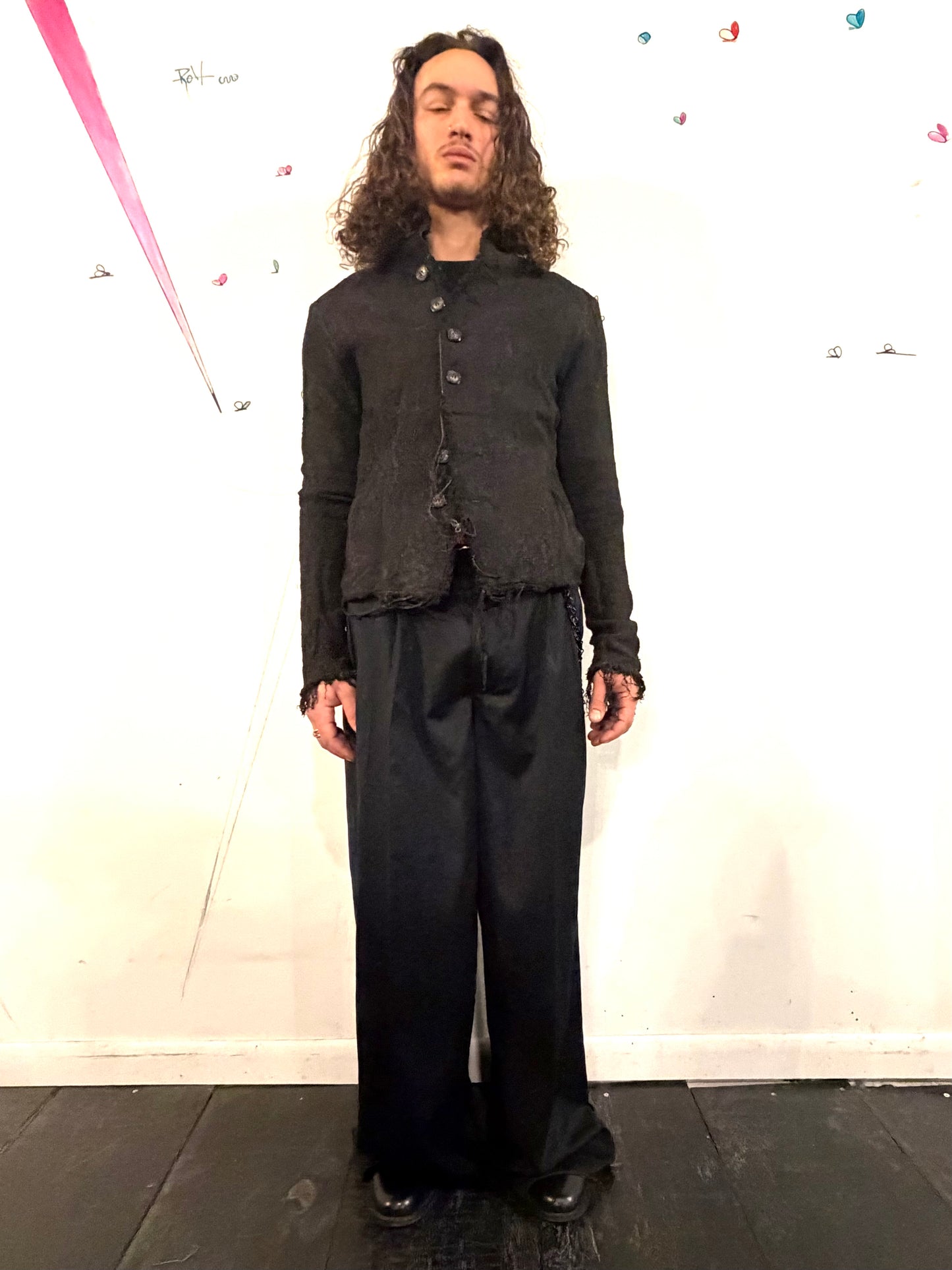 SS26 || PROTOLOGICAL SHIRT JACKET || VOLCANIC SULPHUR TREATED RAW SILK