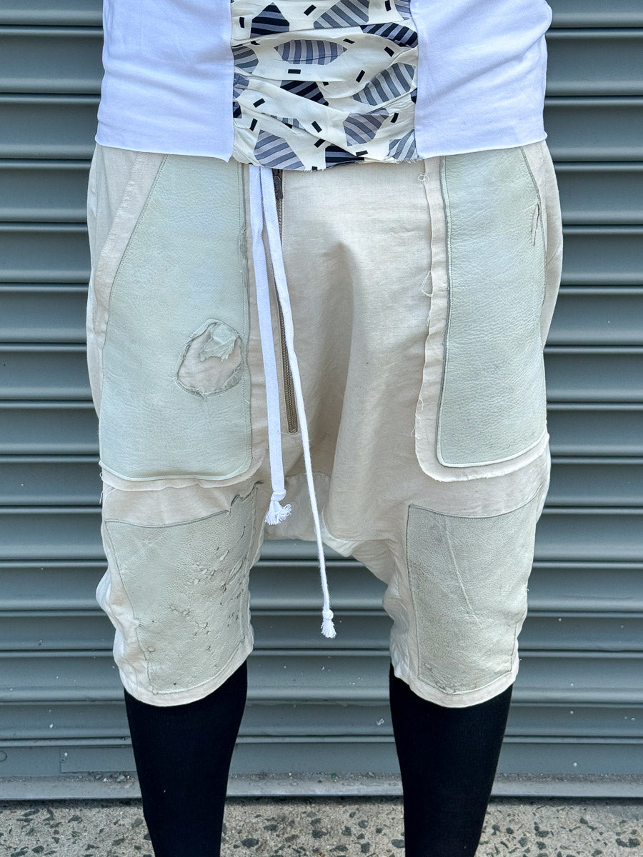 SS24 || INSERT FLY MOONSTAR SHORTS || WHITE