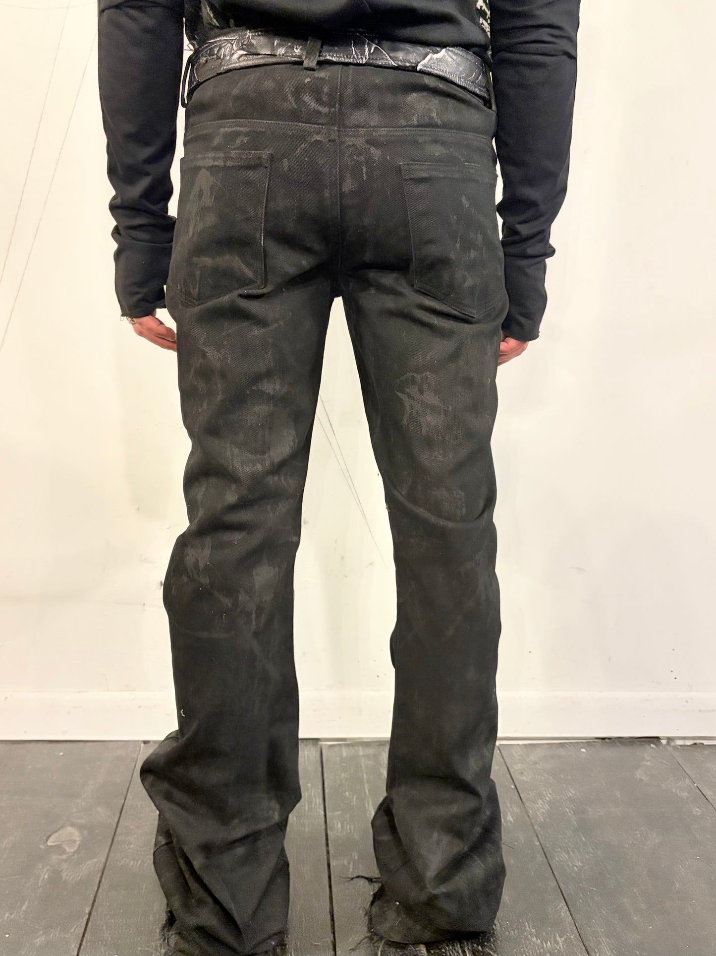 SS26 || BOOTCUT FLARED JEANS|| 100% COTTON - VOLCANIC SULPHUR COATED