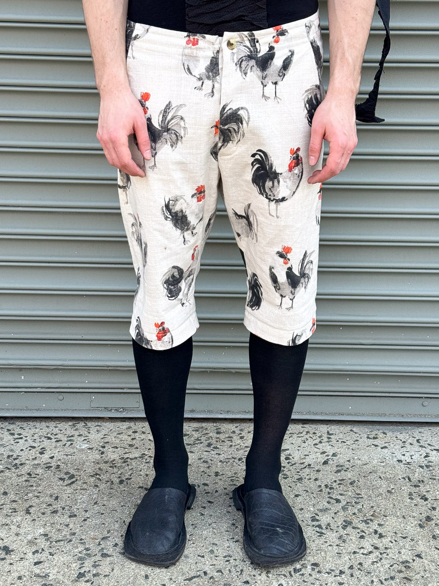 SS24 || MINIMALIST COCK SHORTS || WHITE