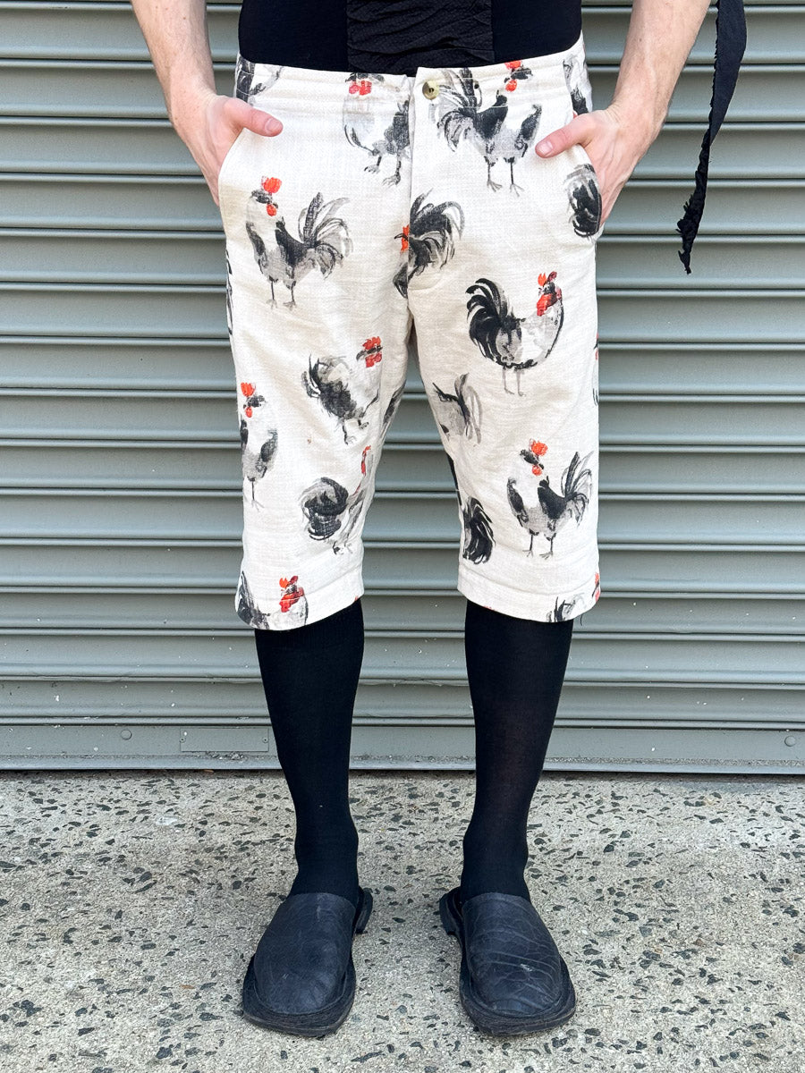 SS24 || MINIMALIST COCK SHORTS || WHITE