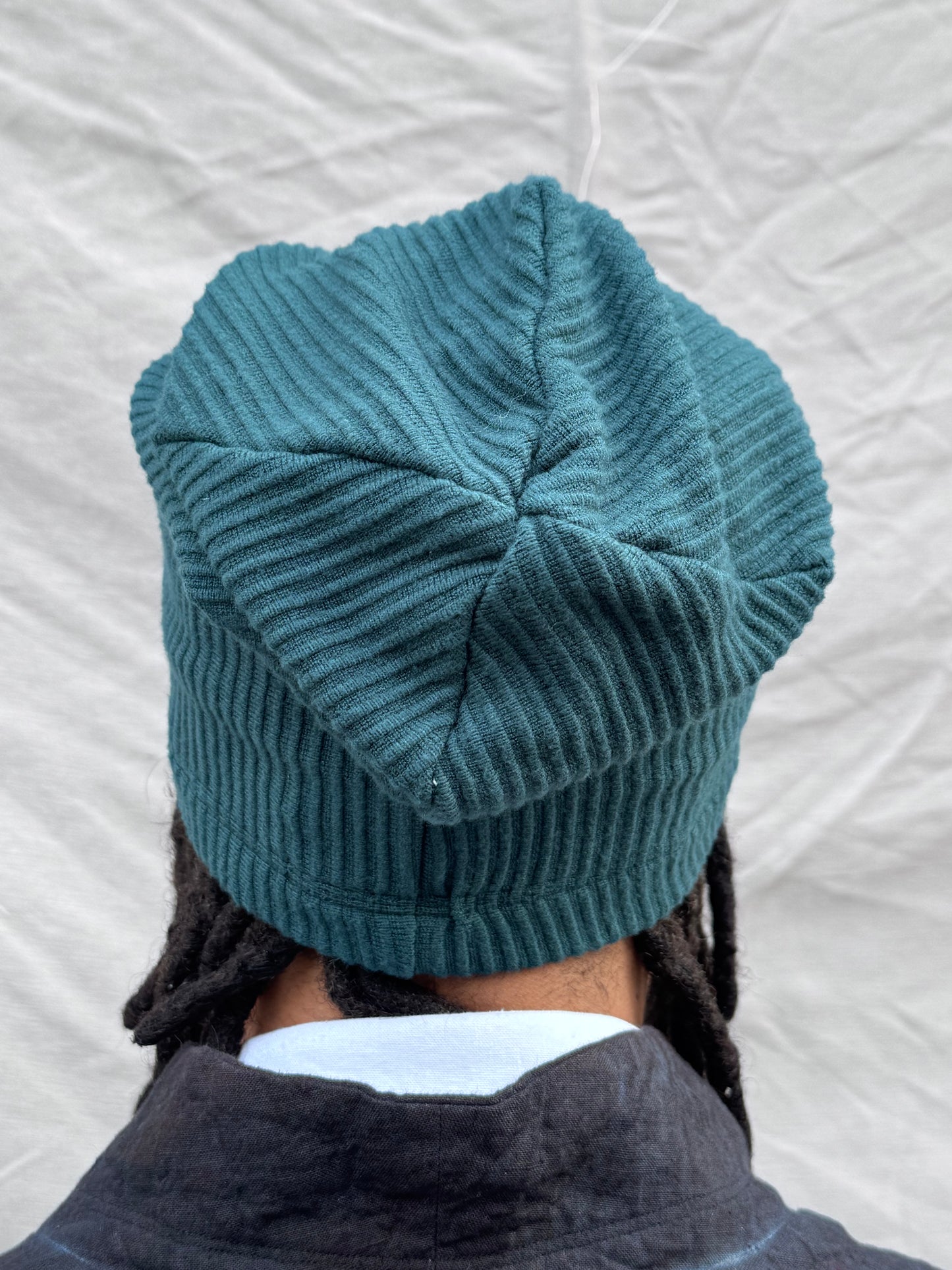 SS25 || LONG DOME BEANIE || GREEN