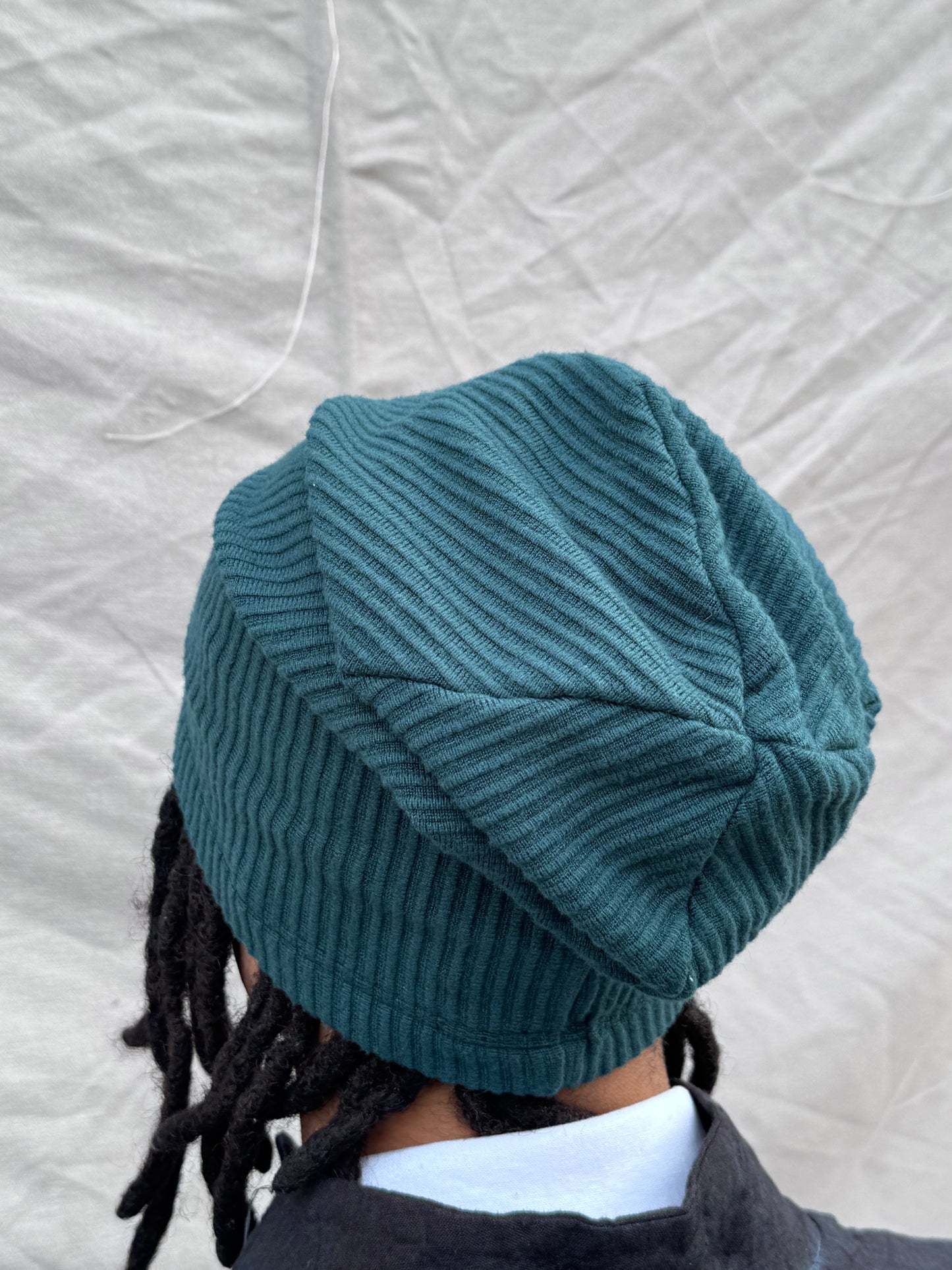 SS25 || LONG DOME BEANIE || GREEN