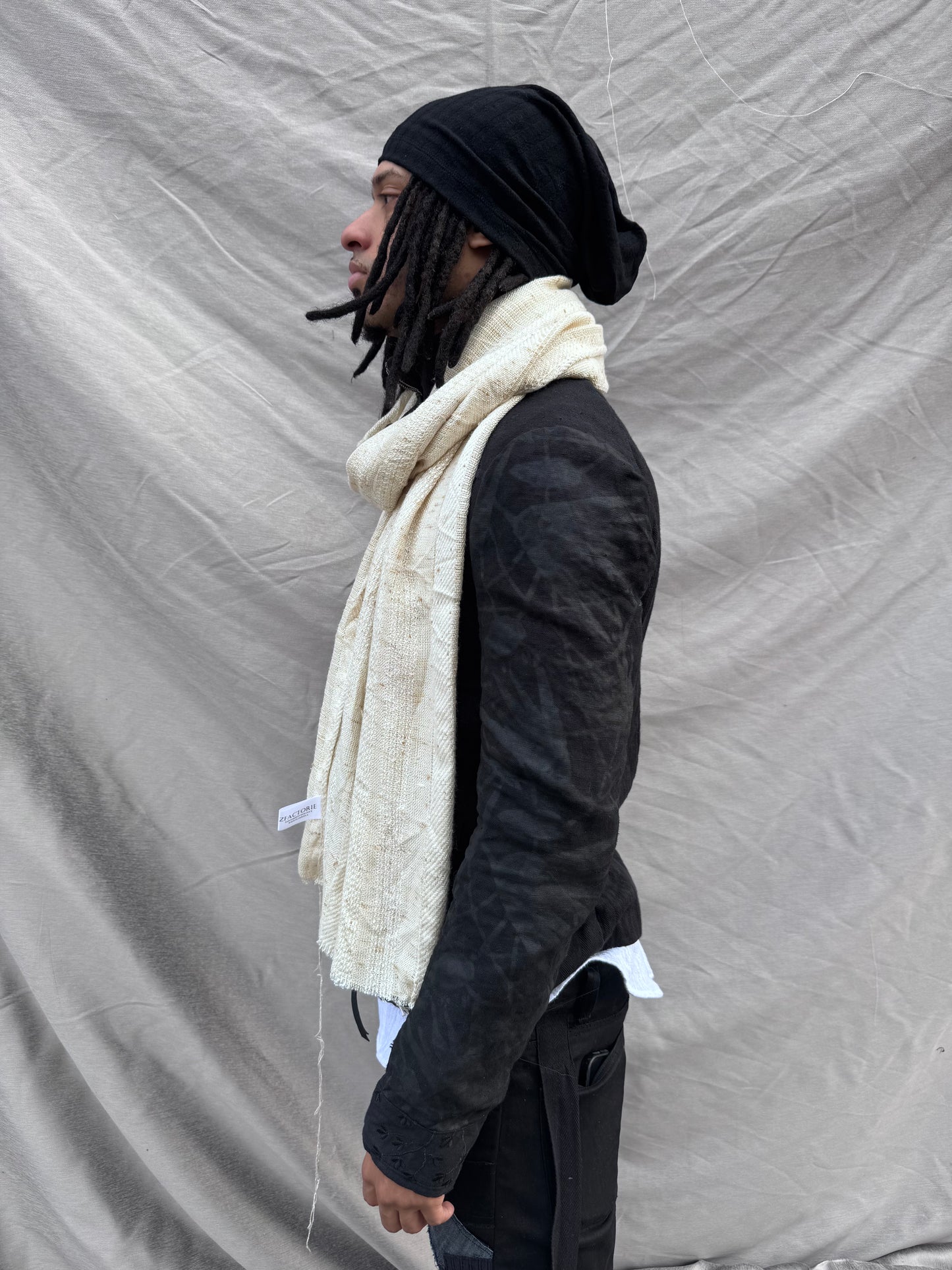 SS25 || LONG LINEN + RAYON SCARF ||. MARL