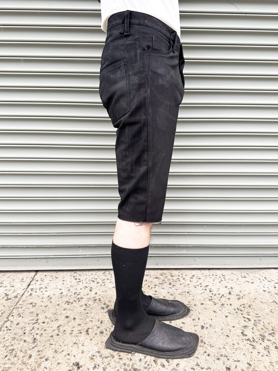 SS24 || SPANGLERS || CHARCOAL COATED BLACK