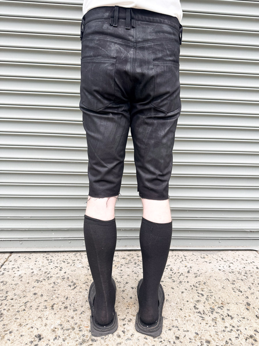 SS24 || SPANGLERS || CHARCOAL COATED BLACK
