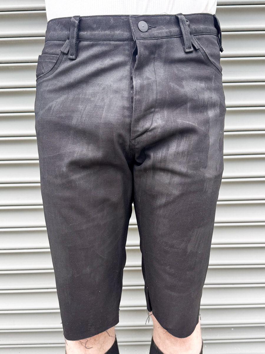 SS24 || SPANGLERS || CHARCOAL COATED BLACK