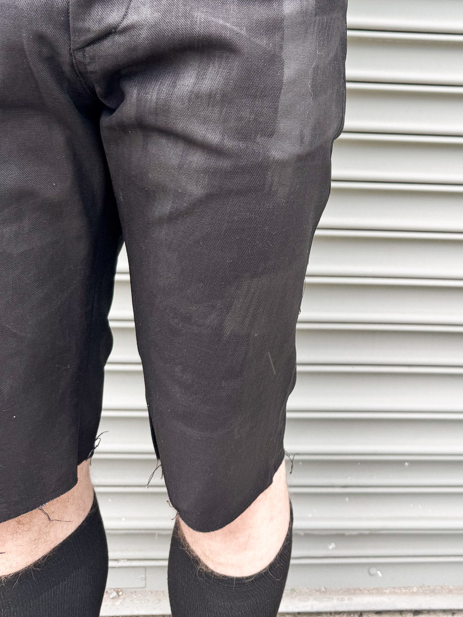 SS24 || SPANGLERS || CHARCOAL COATED BLACK