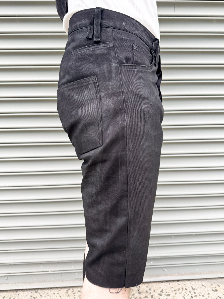 SS24 || SPANGLERS || CHARCOAL COATED BLACK