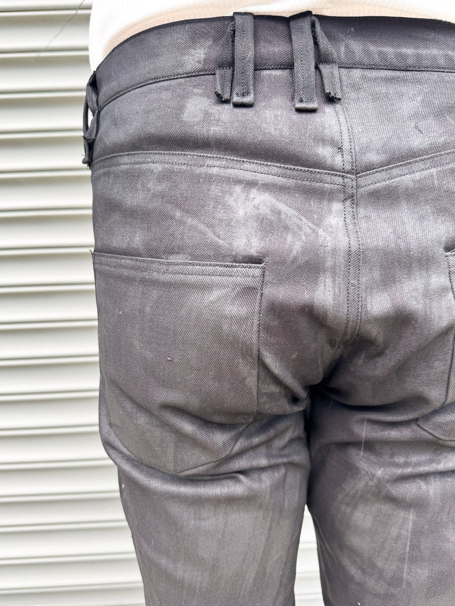 SS24 || SPANGLERS || CHARCOAL COATED BLACK