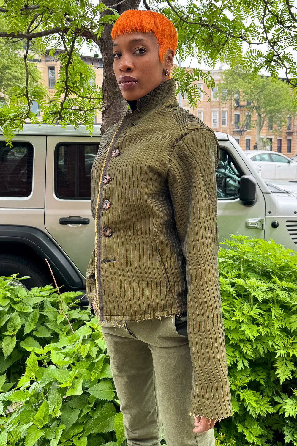 SS24 || PROTOLOGICAL ARCHETYPE SHIRT JACKET || GREEN