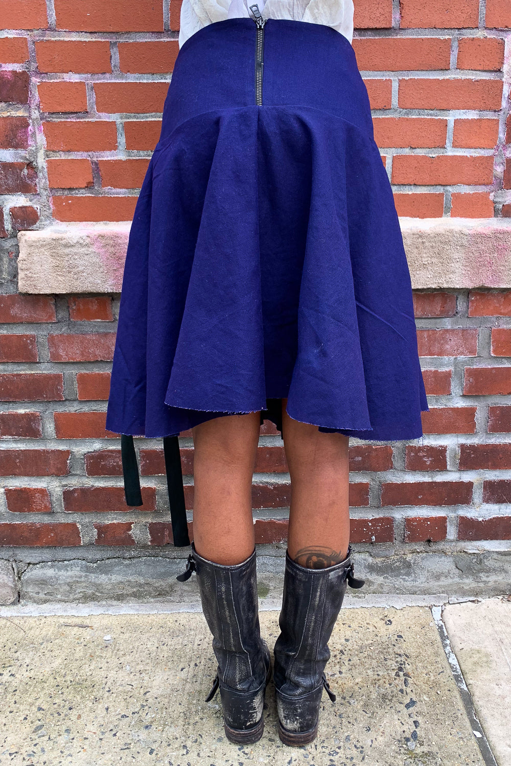 SS24 || ADJUSTABLE YOKE SKIRT || INK