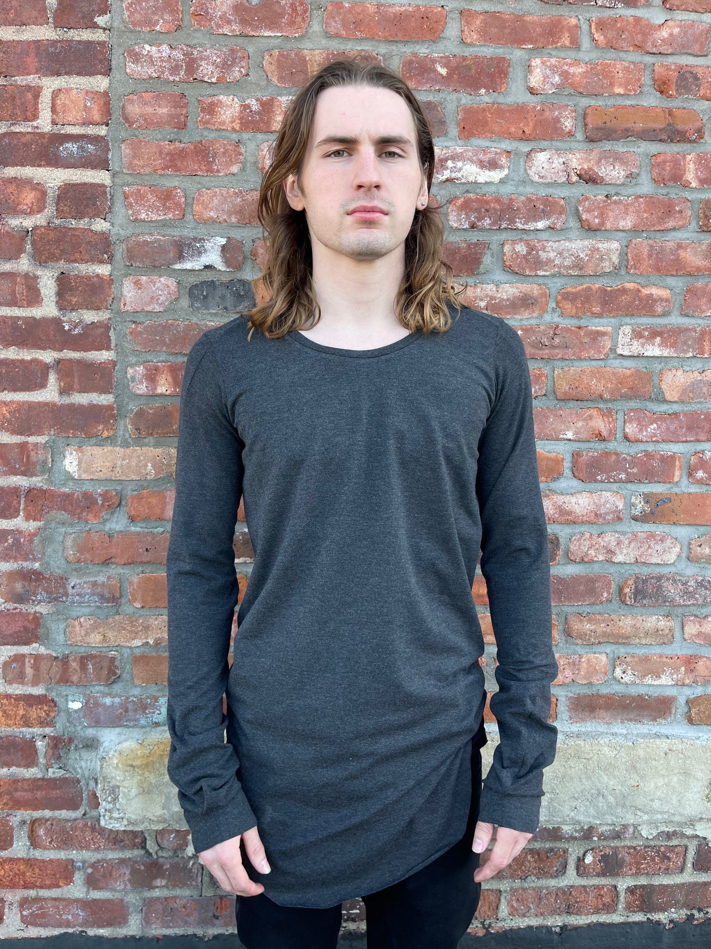 ZBT FW || RAGLAN LS TOP || DARK GREY