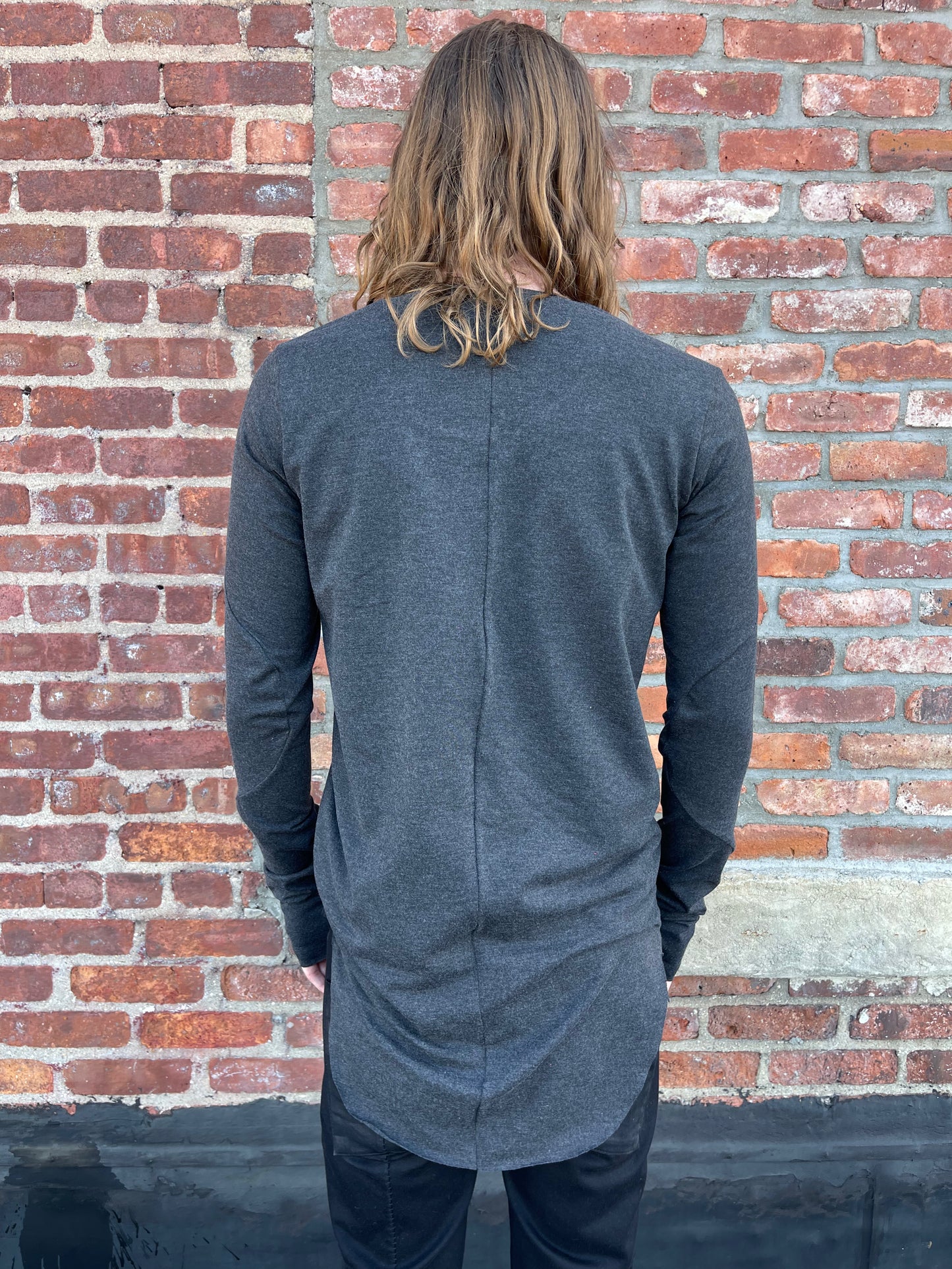 ZBT FW || RAGLAN LS TOP || DARK GREY