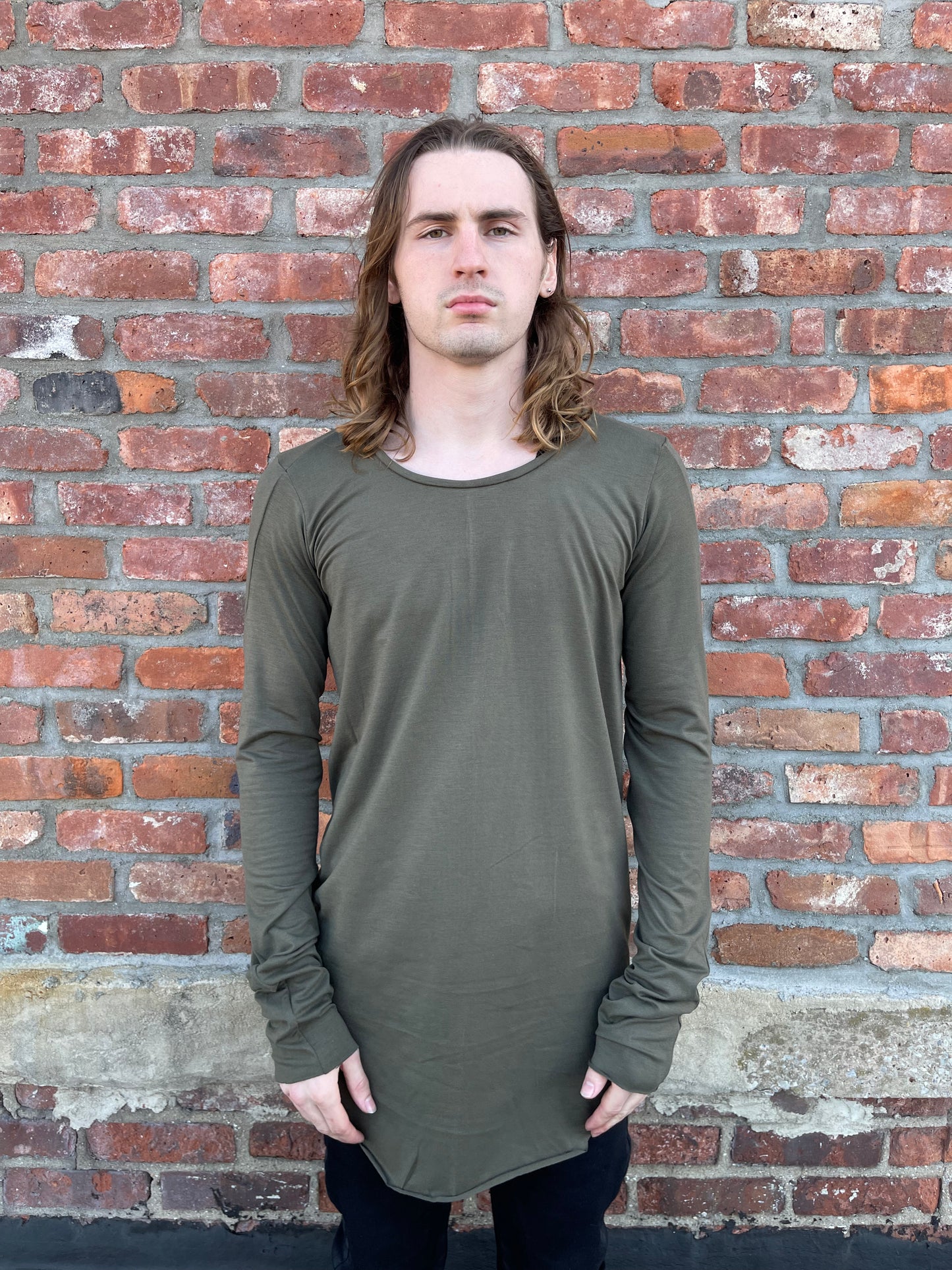 ZBT FW || RAGLAN LS TOP || DARK GREEN