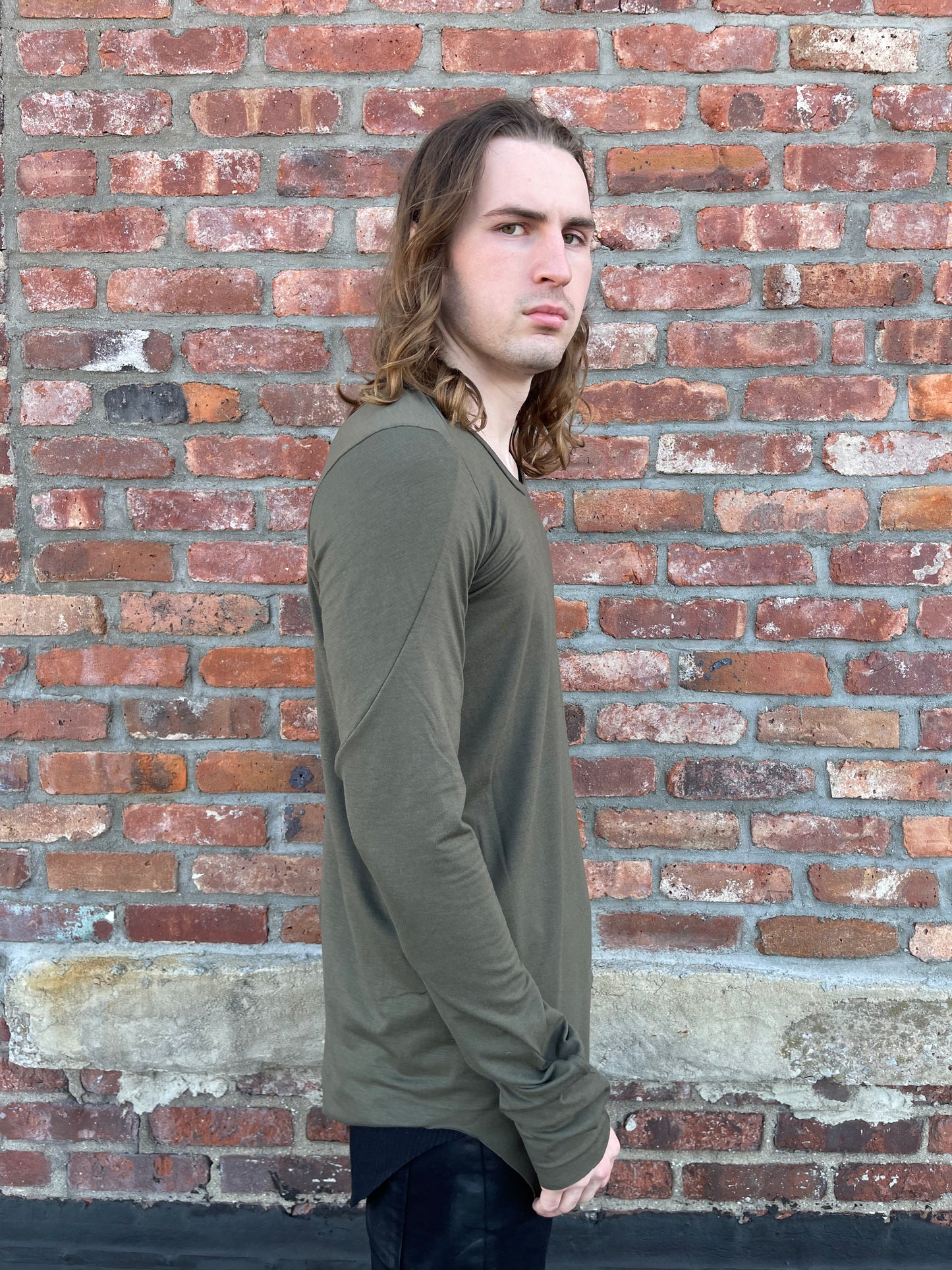 ZBT FW || RAGLAN LS TOP || DARK GREEN