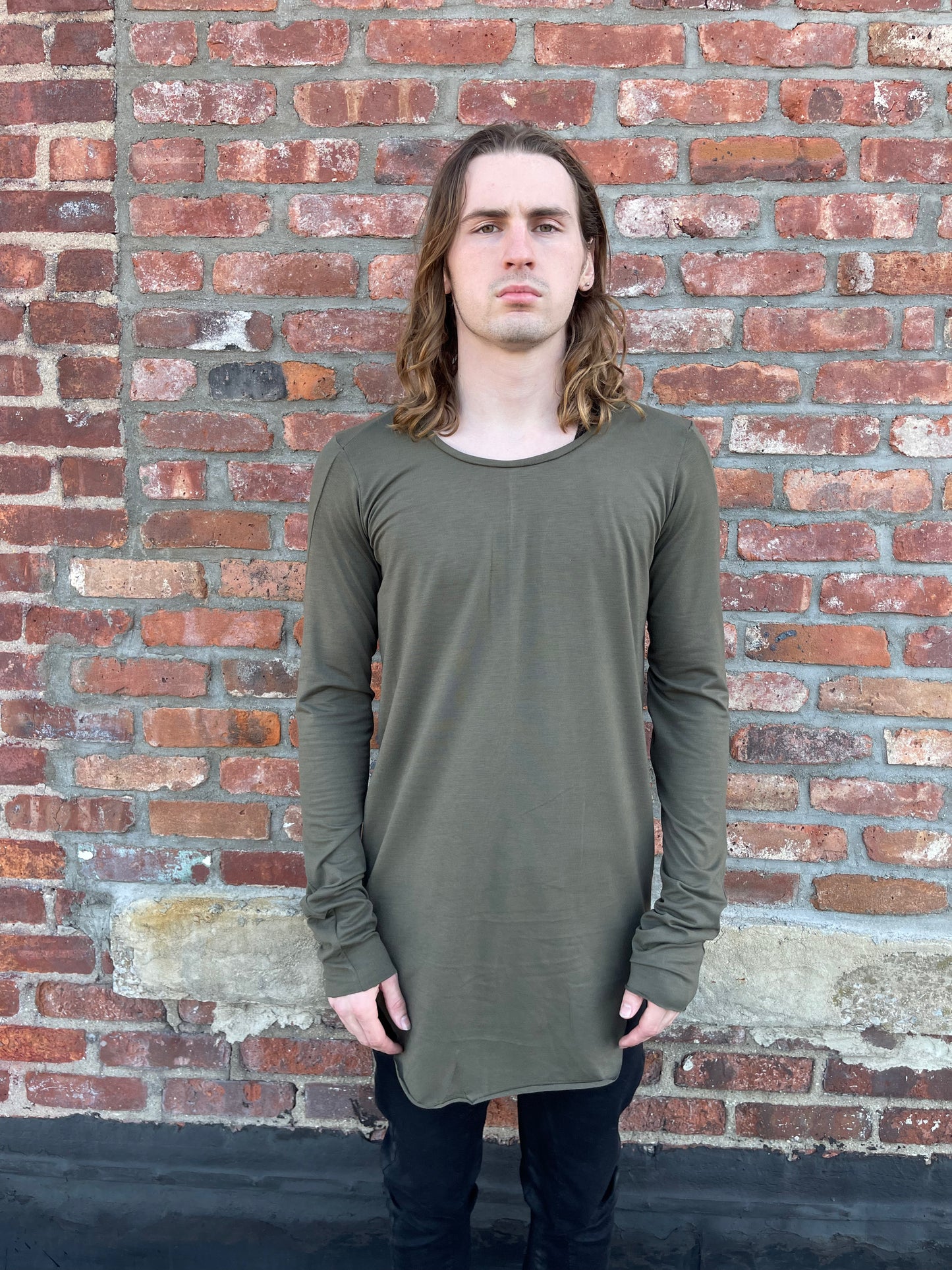 ZBT FW || RAGLAN LS TOP || DARK GREEN