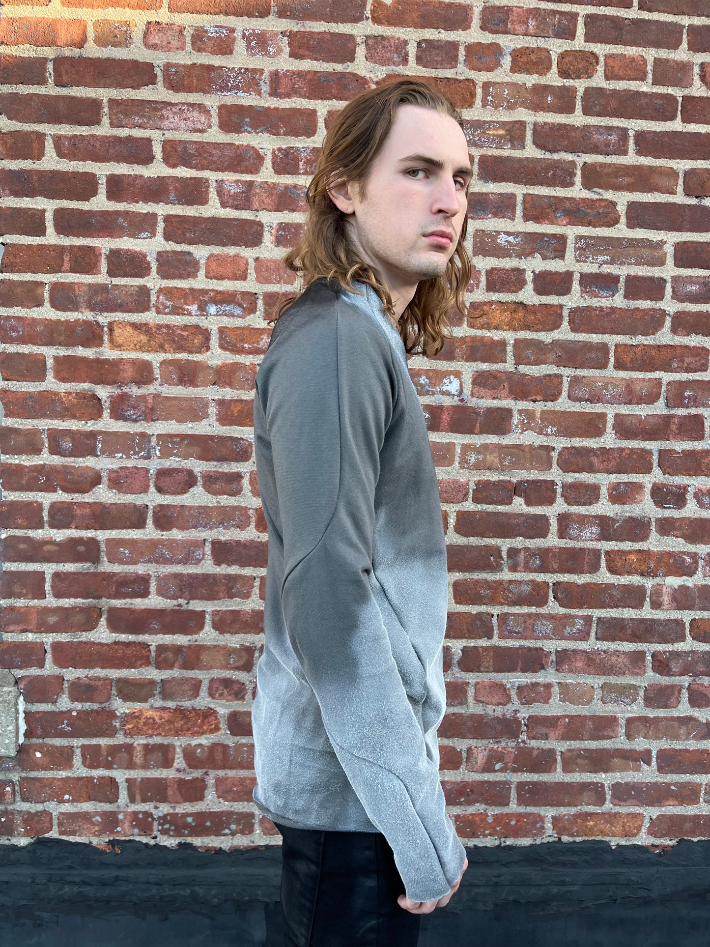 ZBT FW || RAGLAN LS TOP || COATED GREY