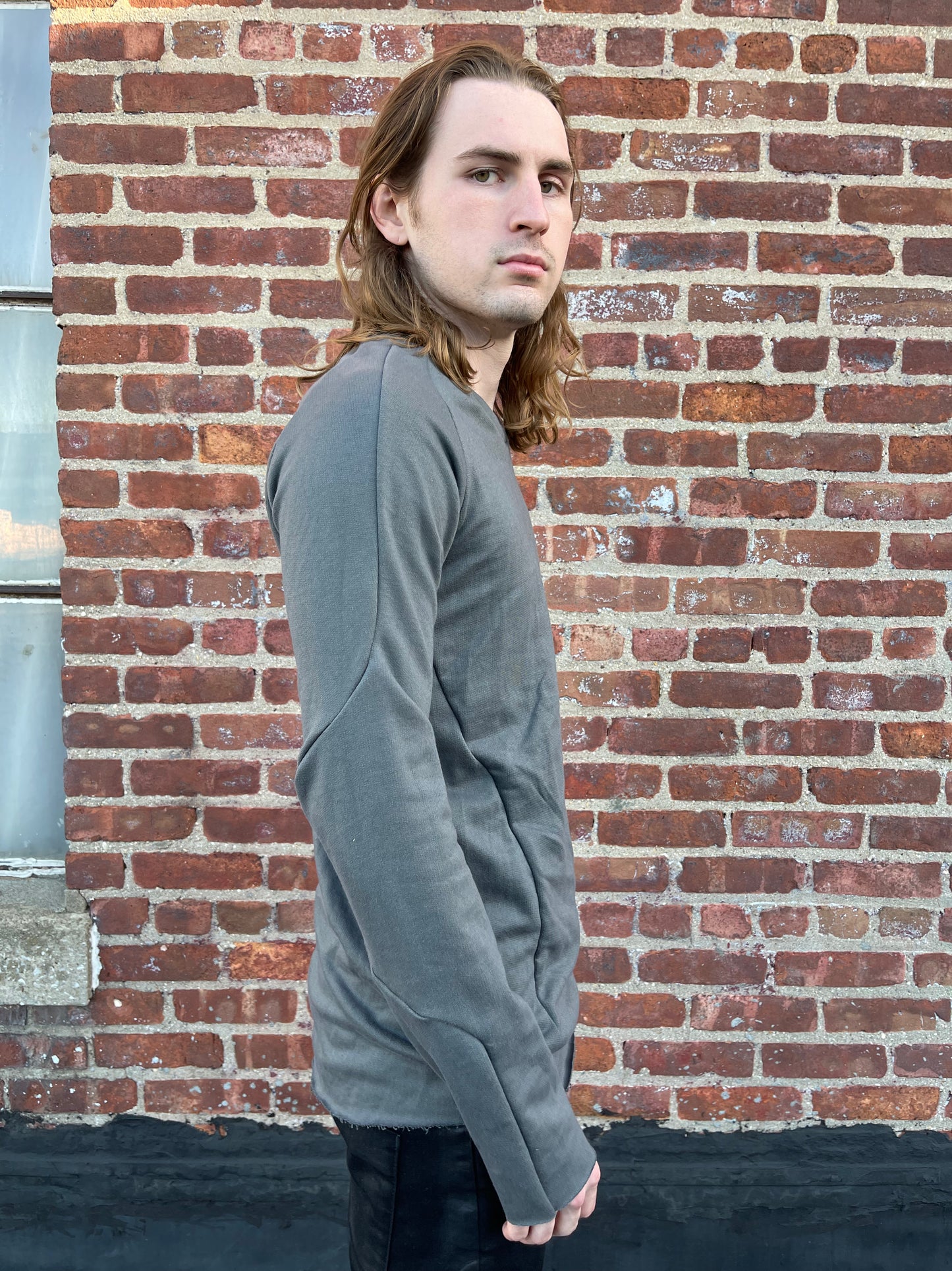 ZBT FW || RAGLAN LS TOP || GREY