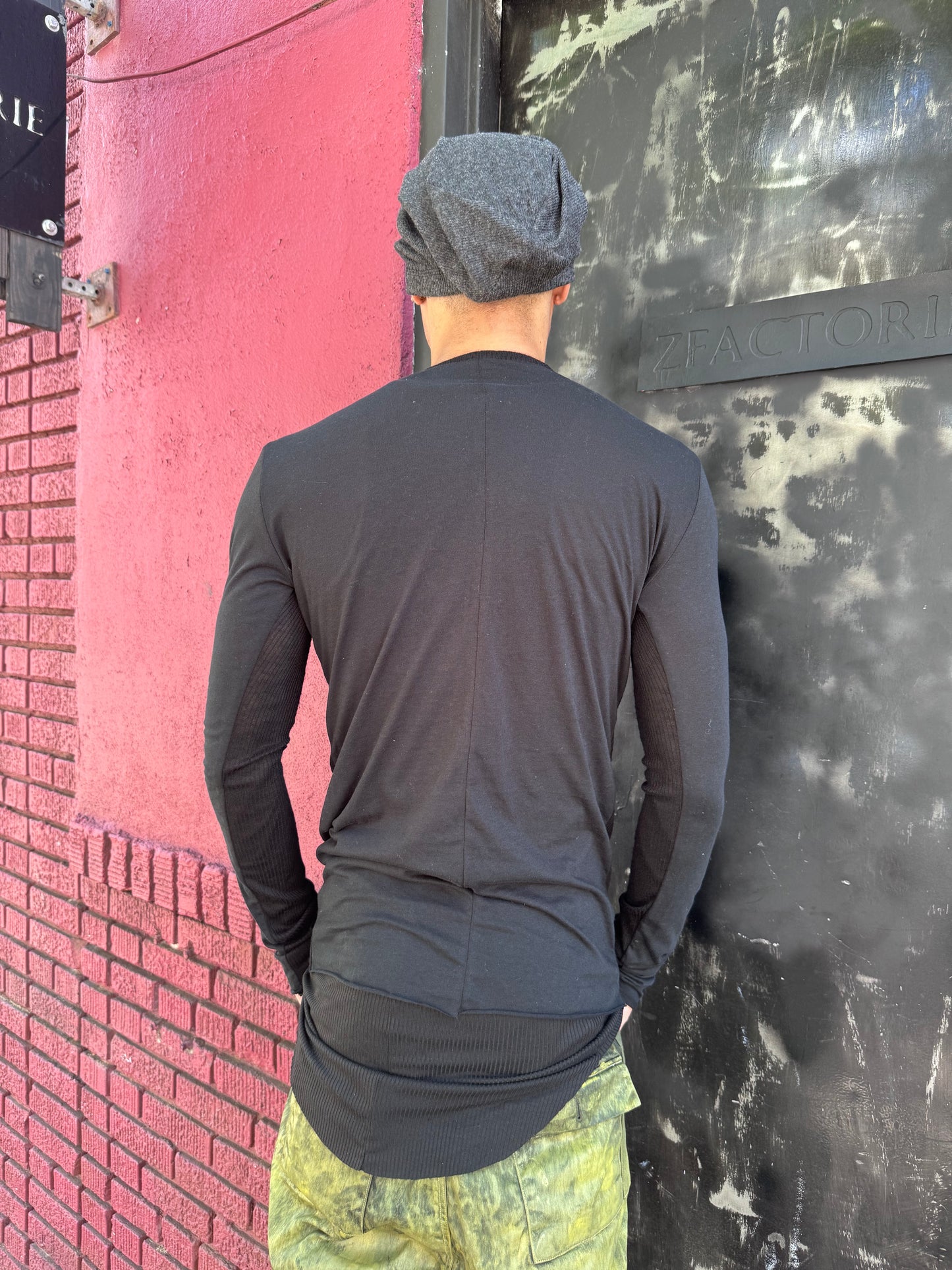 ZBT JAMAICA || .5 PRIMORDIAL LONG SLEEVE || BLACK ON BLACK