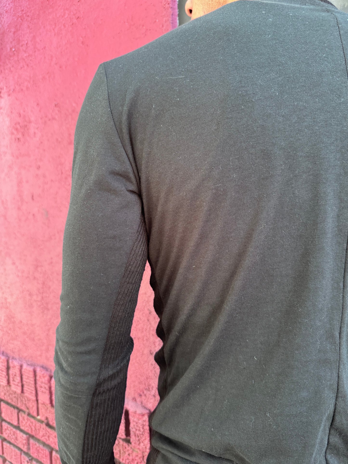 ZBT JAMAICA || .5 PRIMORDIAL LONG SLEEVE || BLACK ON BLACK