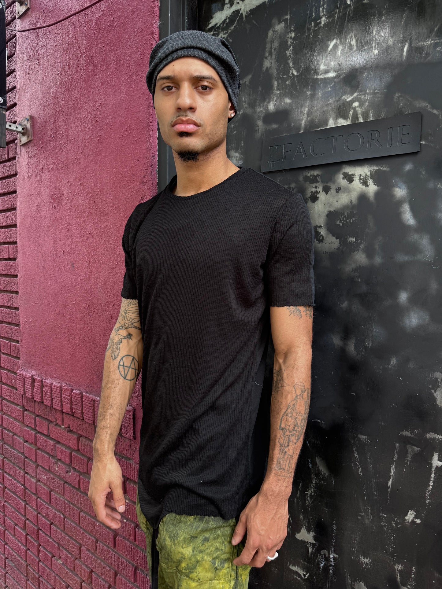 ZBT JAMAICA ||.5 PRIMORDIAL SHORT SLEEVE || BLACK ON BLACK