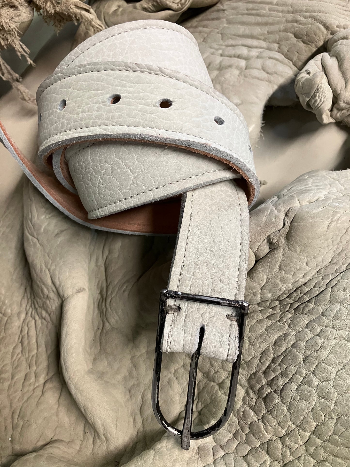 FW25 || JACKSON 1.5" BELT || WHITE - BISON