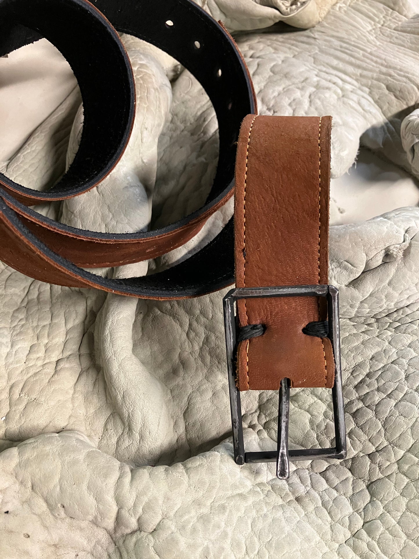 FW25 || KNG 13 - 1.5" BELT || BROWN HORSEHIDE