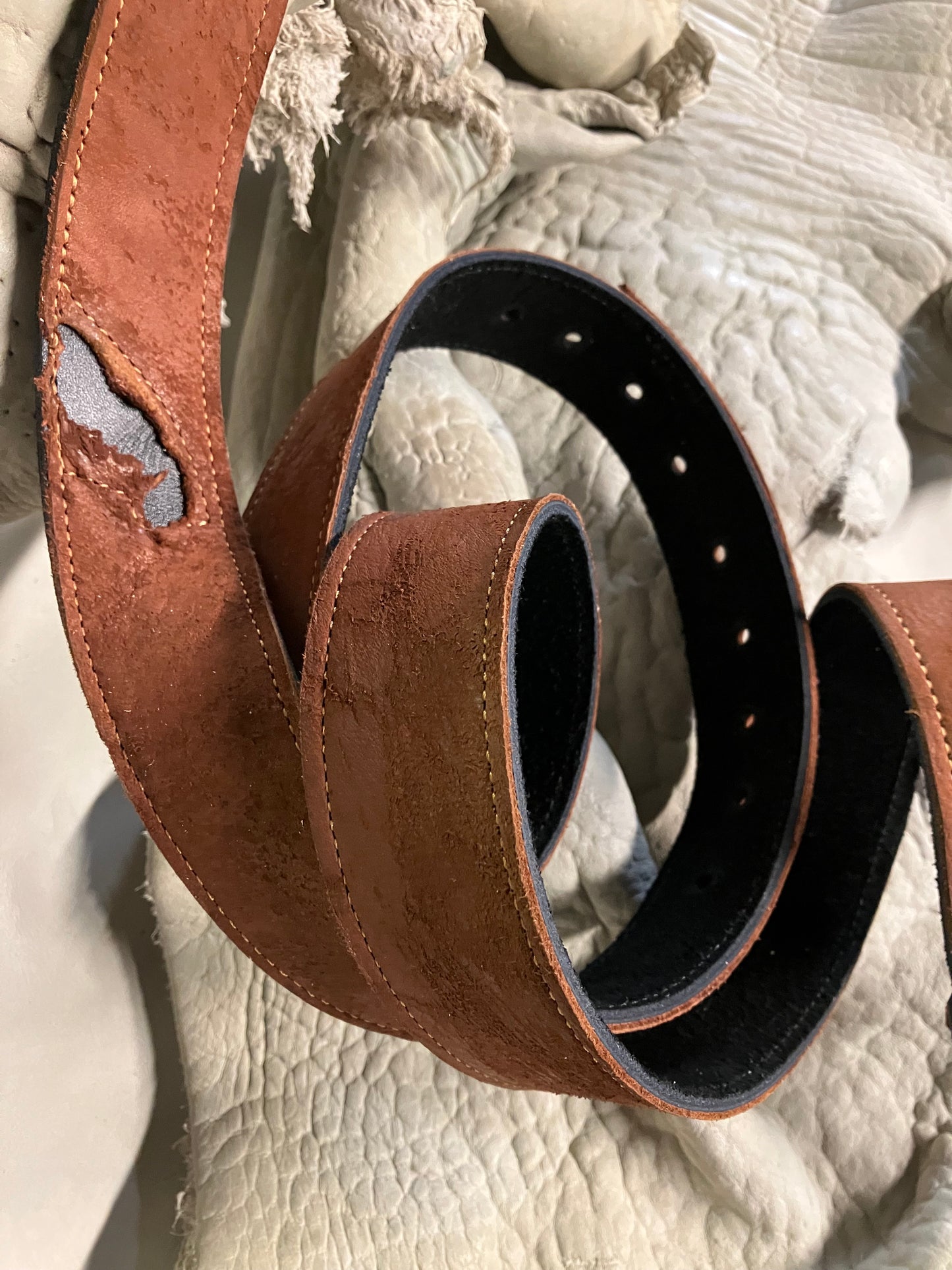 FW25 || KNG 13 - 1.5" BELT || BROWN HORSEHIDE