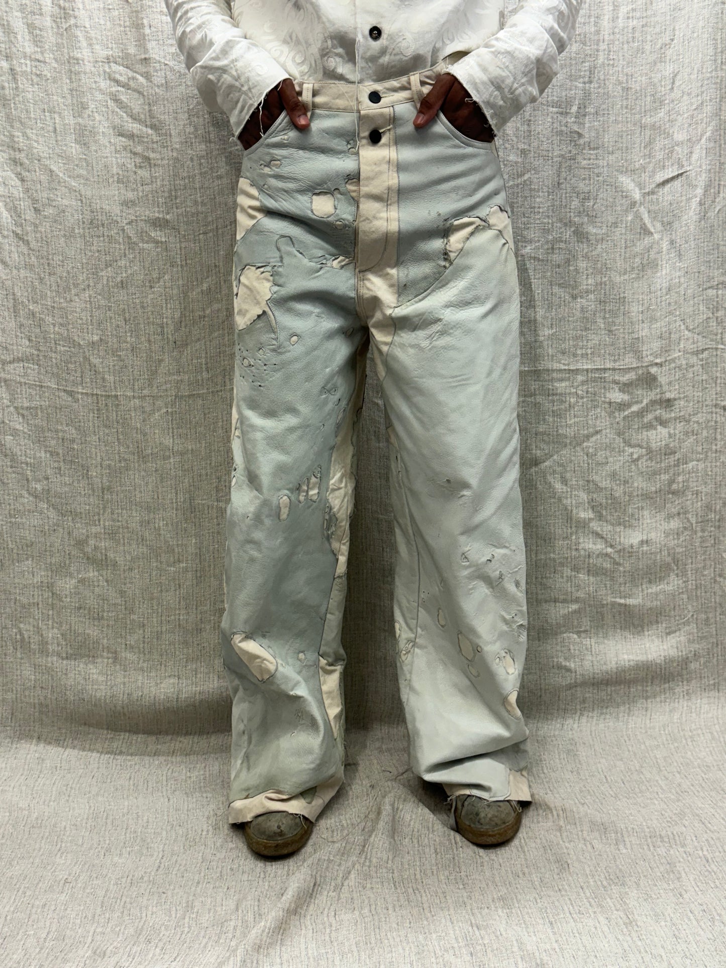 FW24 || MOONSTAR GODDE JEANS || WHITE