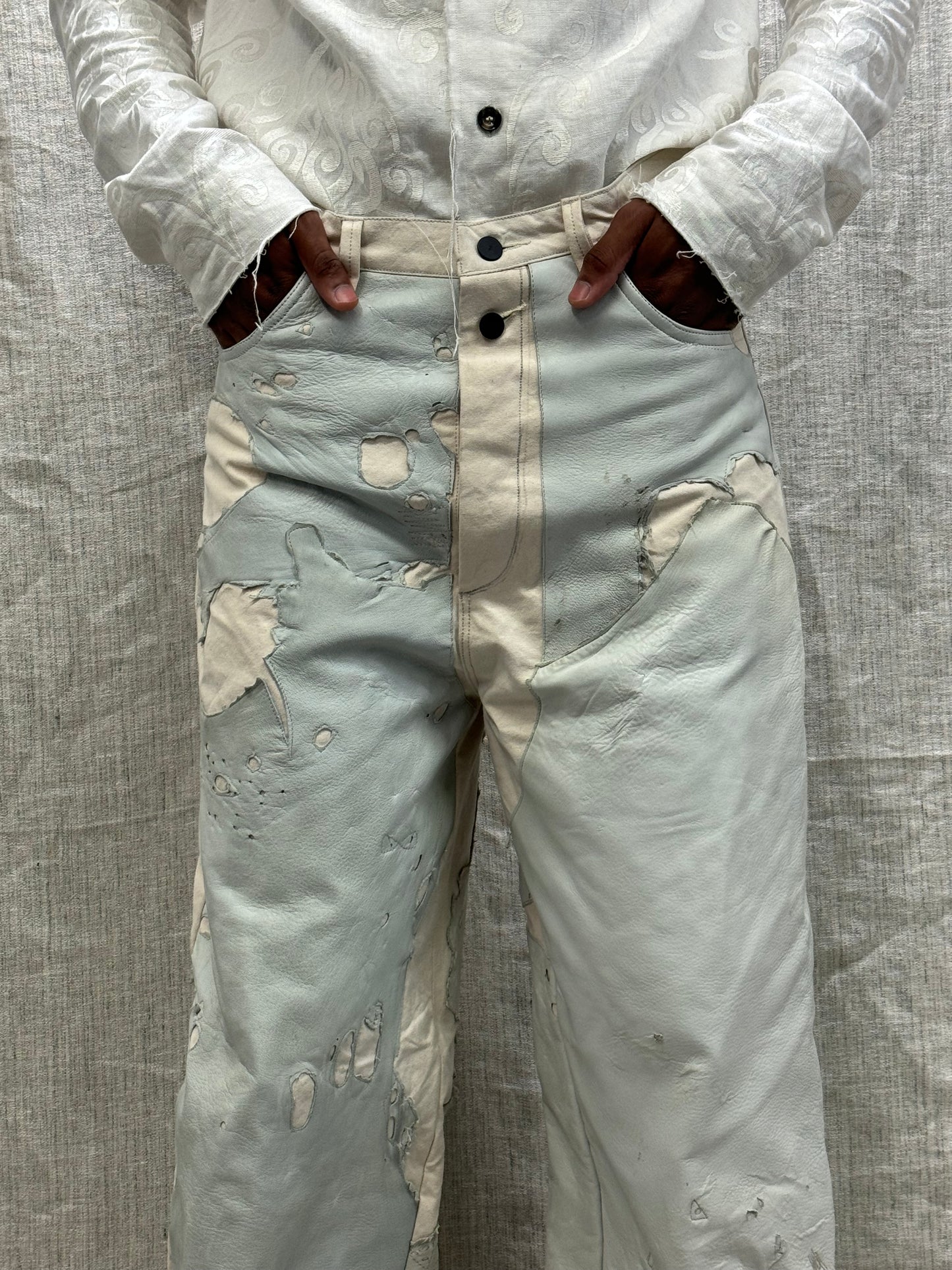 FW24 || MOONSTAR GODDE JEANS || WHITE