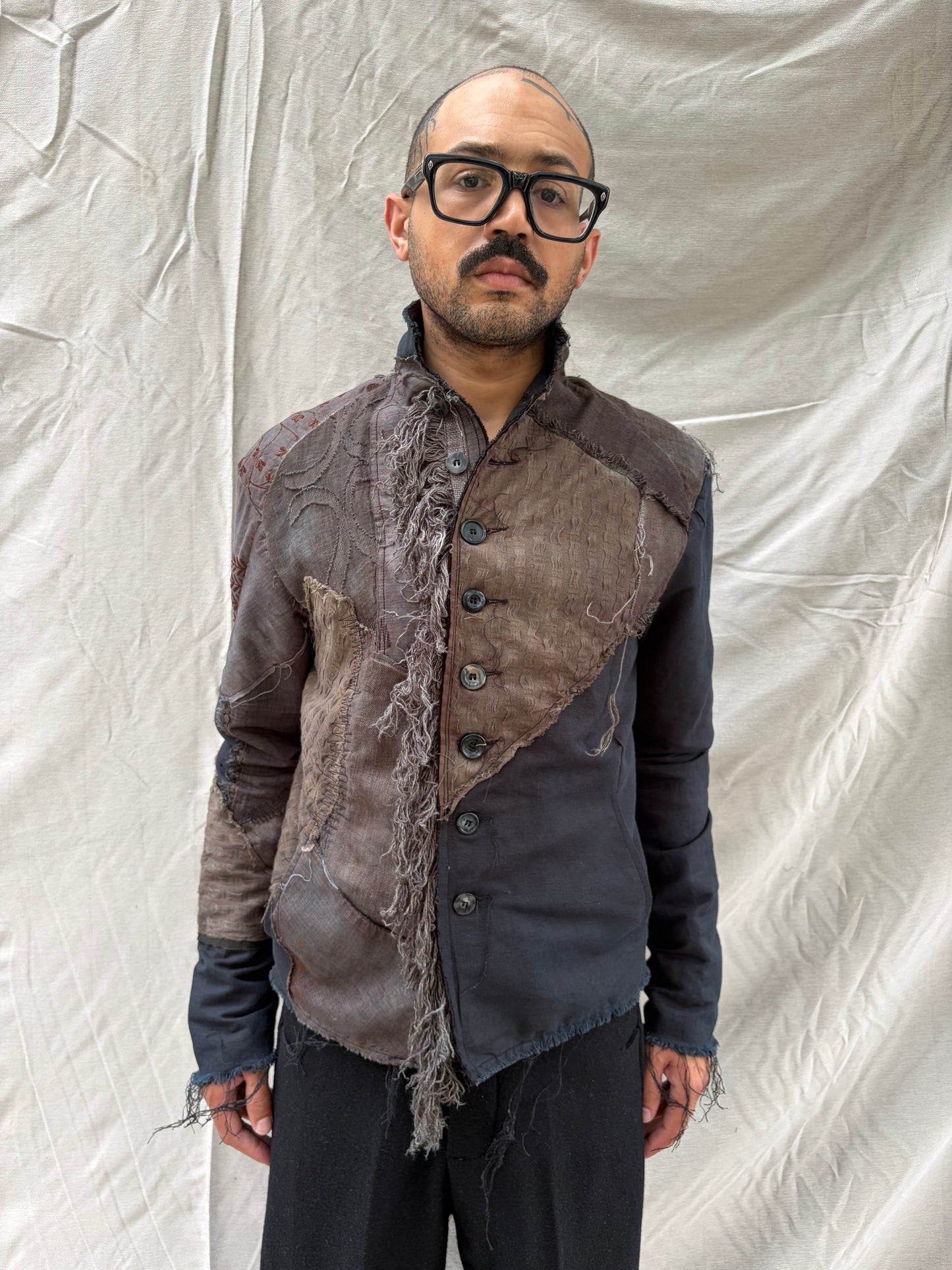 FW26 || PROTOLOGICAL ARCHETYPE ZERO SHIRT JACKET || MIXED LINEN