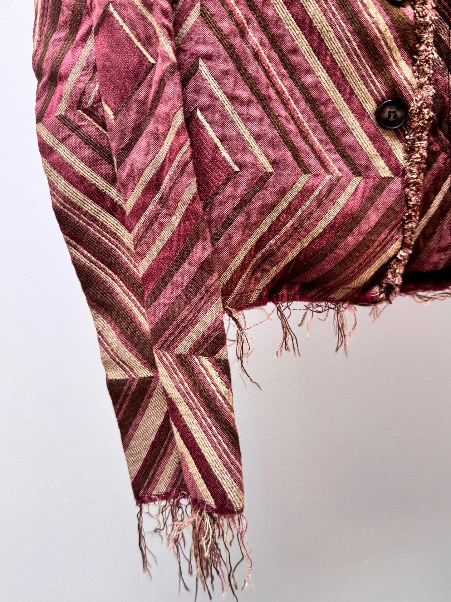 FW25 || PROTOLOGICAL ARCHETYPE SHIRT JACKET || SILK BROCADE