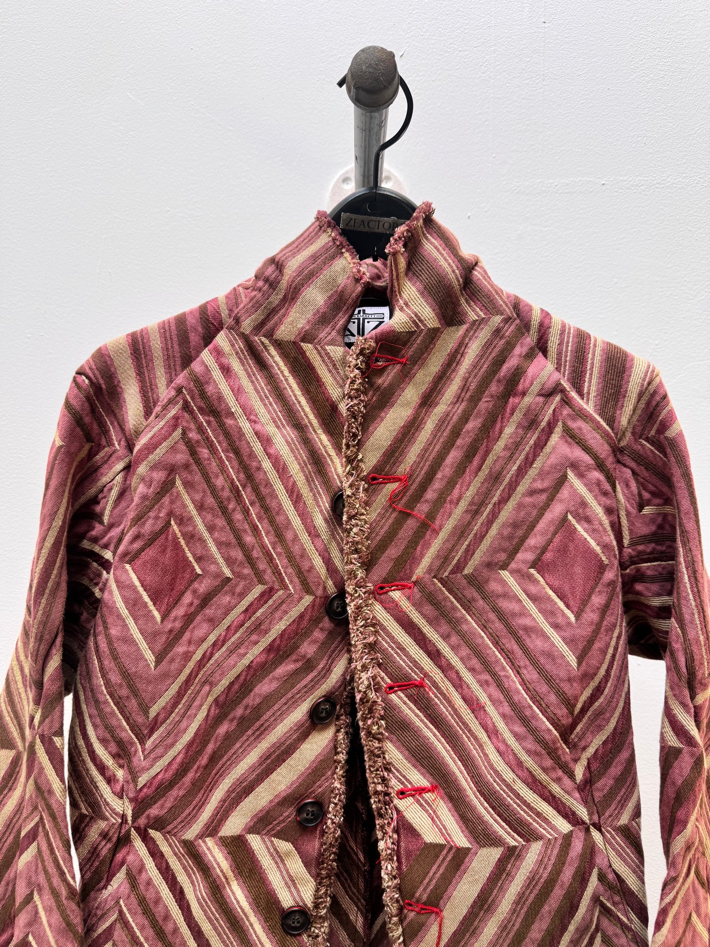 FW25 || PROTOLOGICAL ARCHETYPE SHIRT JACKET || SILK BROCADE