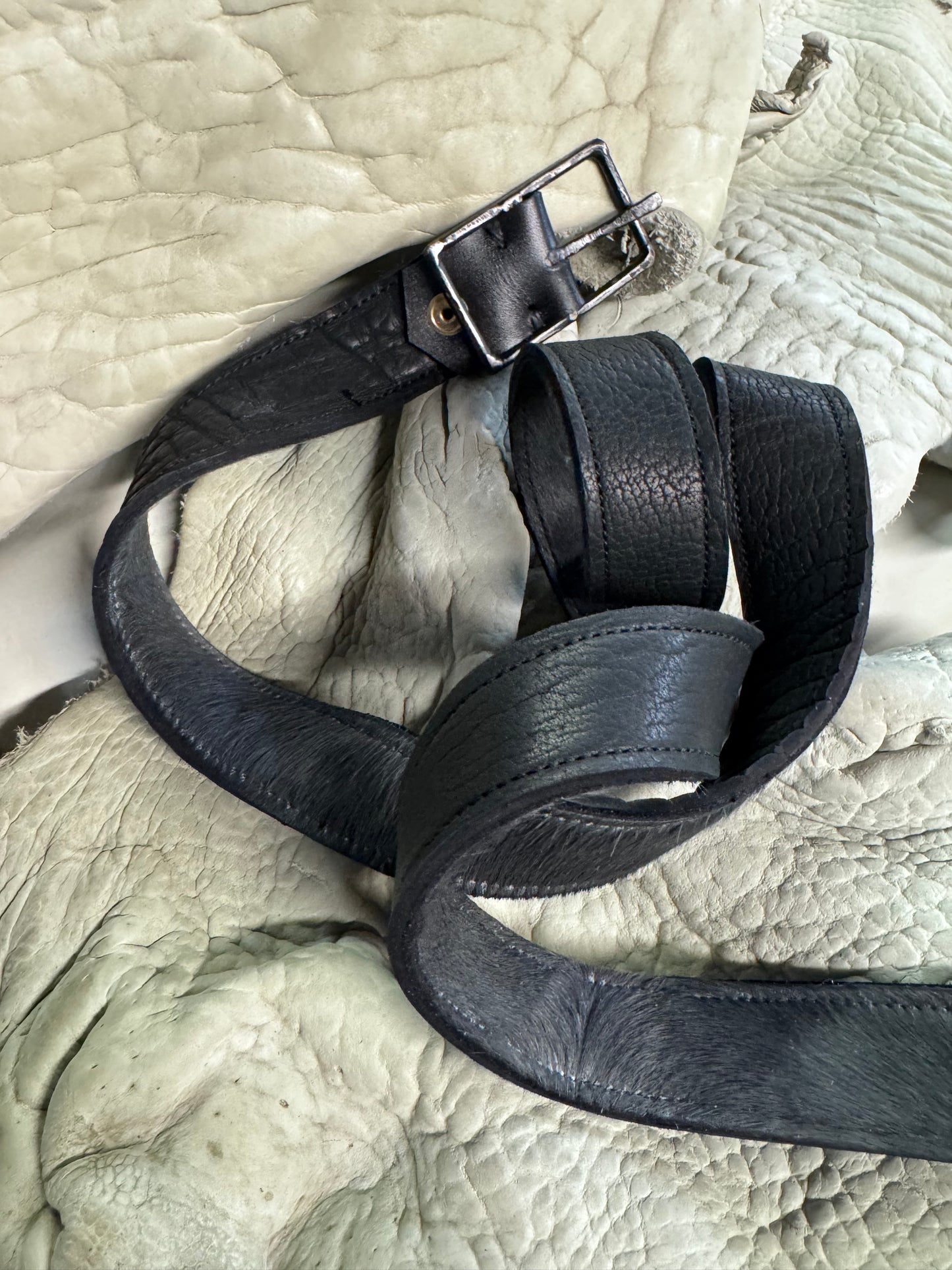 FW25 || KGN 13 1.5" BELT || BLACK - HORSEHAIR + BISON