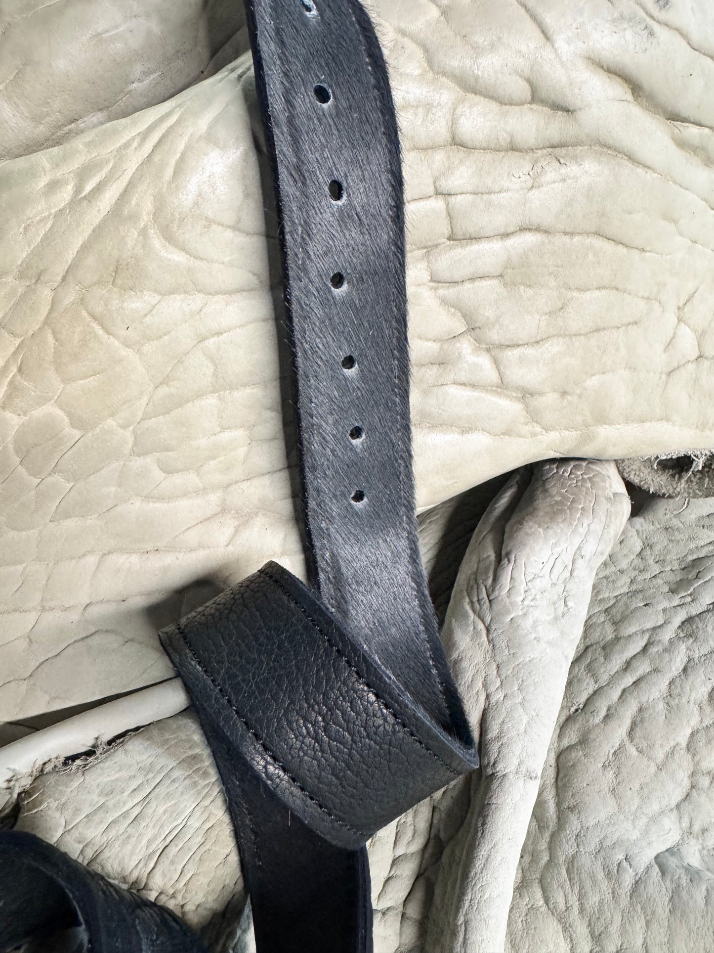 FW25 || KGN 13 1.5" BELT || BLACK - HORSEHAIR + BISON