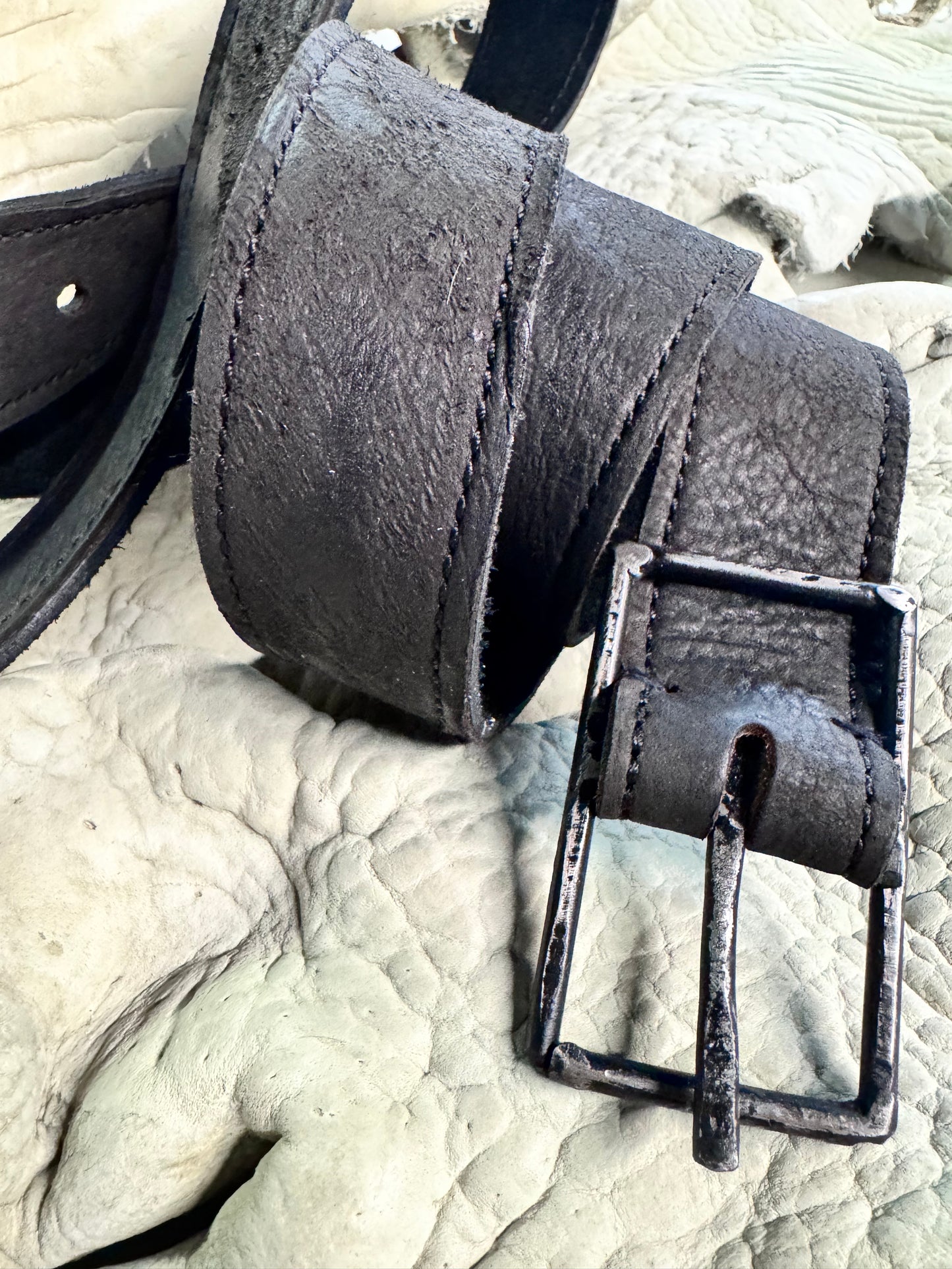 FW25 || KNG13 1.5" BELT || BLACK HORSEHIDE