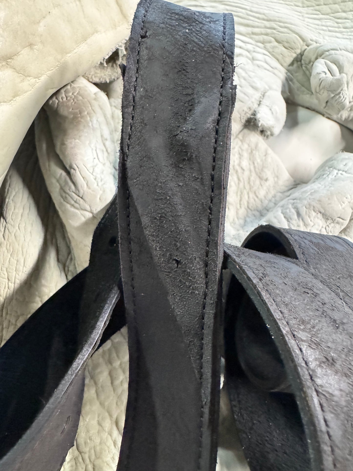 FW25 || KNG13 1.5" BELT || BLACK HORSEHIDE