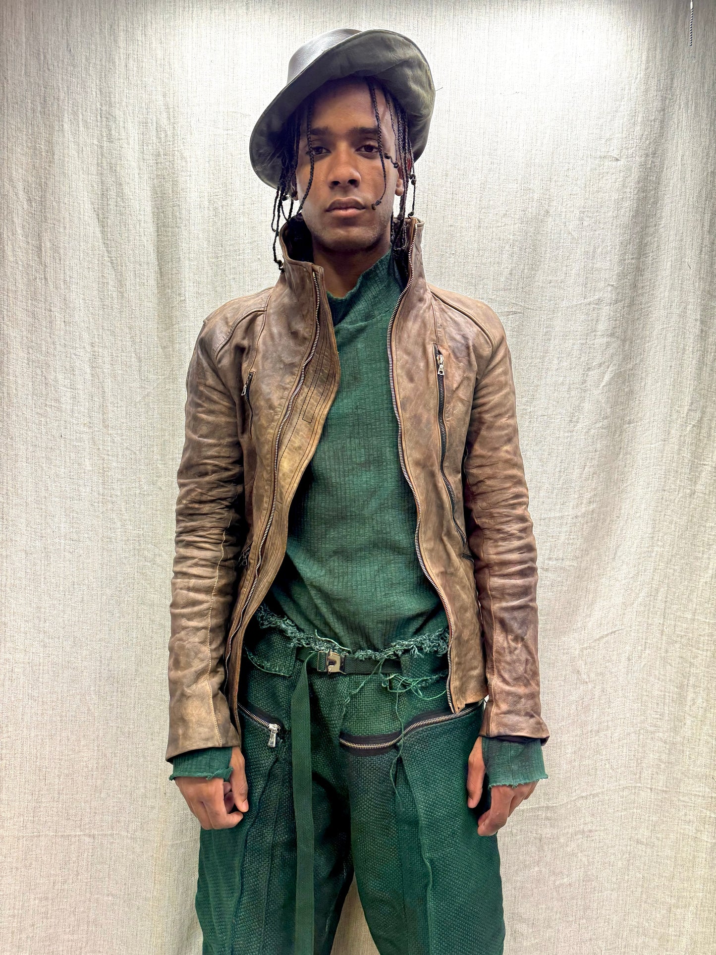 FW24 || TRI ZIP JACKET || ARTISANAL RUST