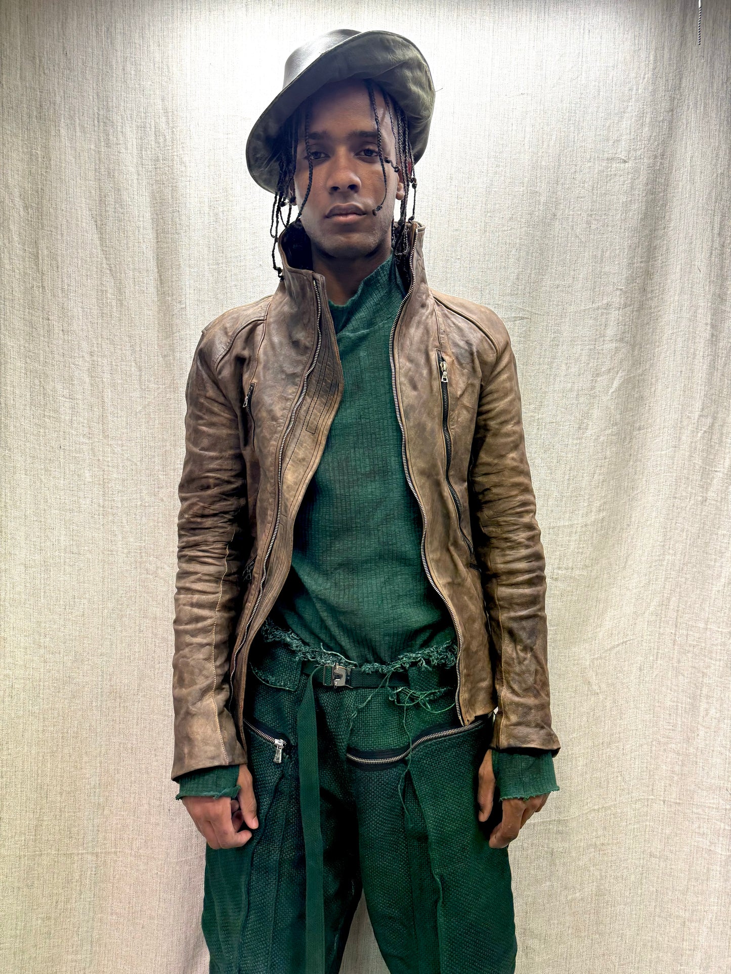 FW24 || TRI ZIP JACKET || ARTISANAL RUST